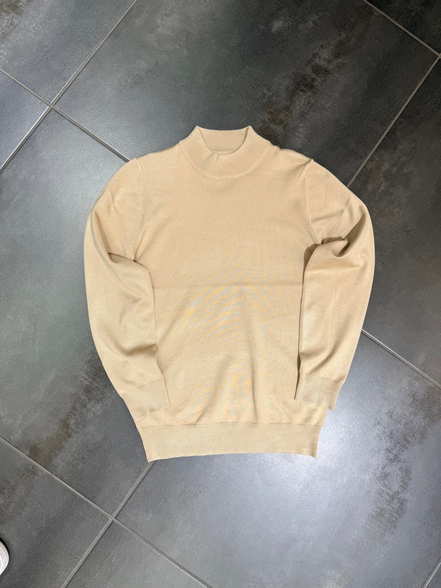 Maglia Uomo in Filo Collo AltoManiche Lunghe