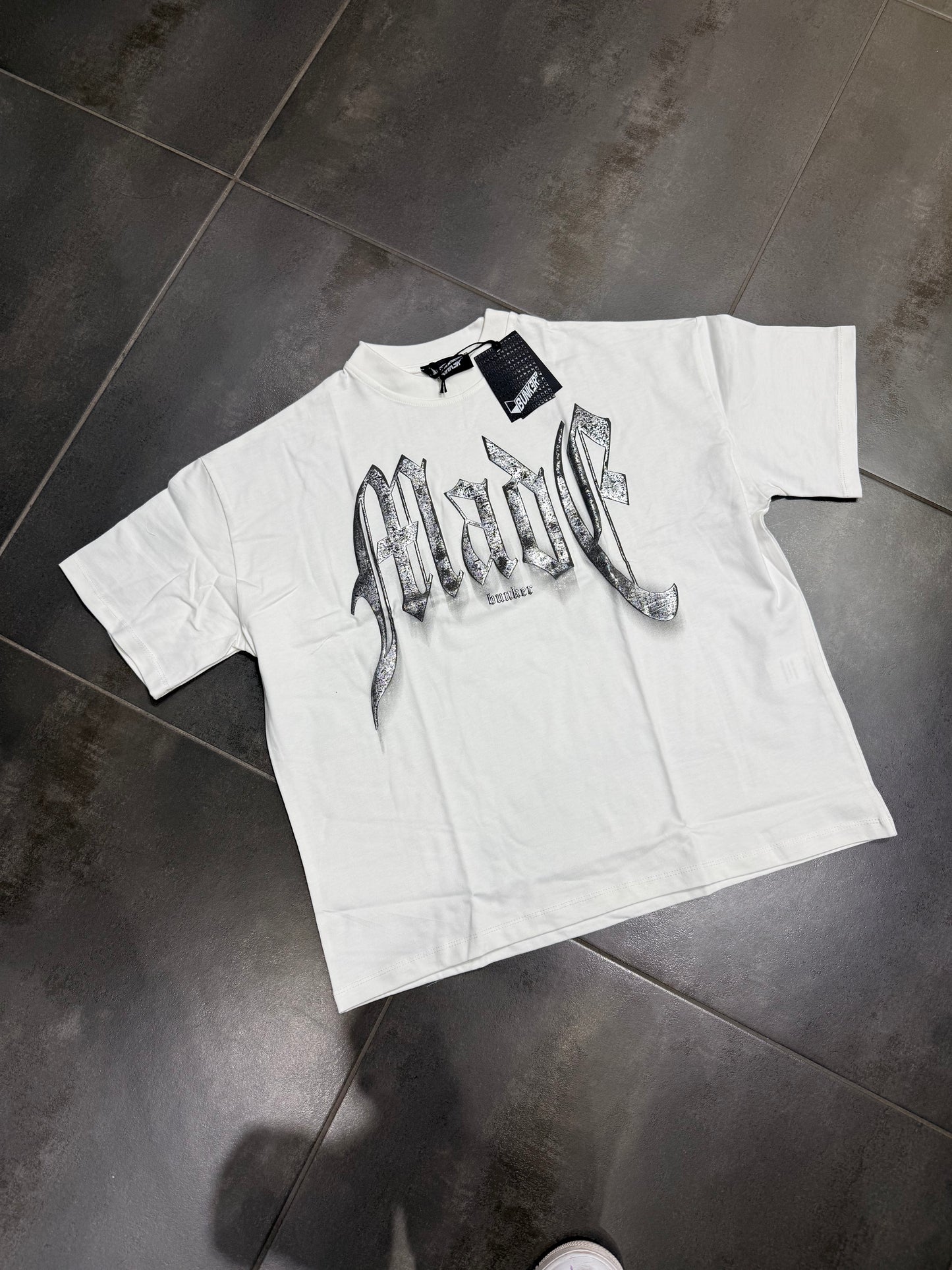 T-Shirt Uomo Cotone BNKR Crop Made