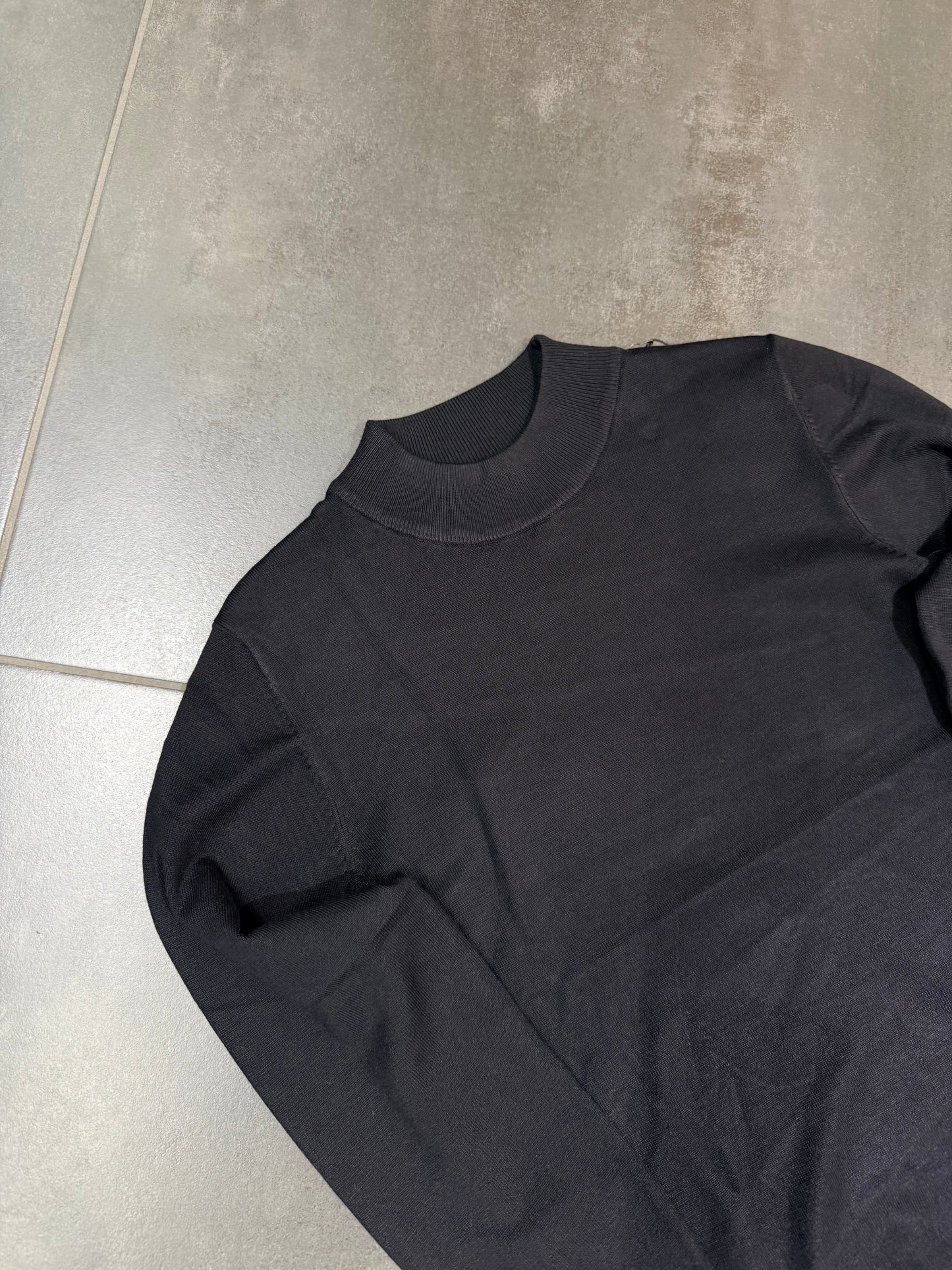 Maglia Uomo in Filo Collo AltoManiche Lunghe