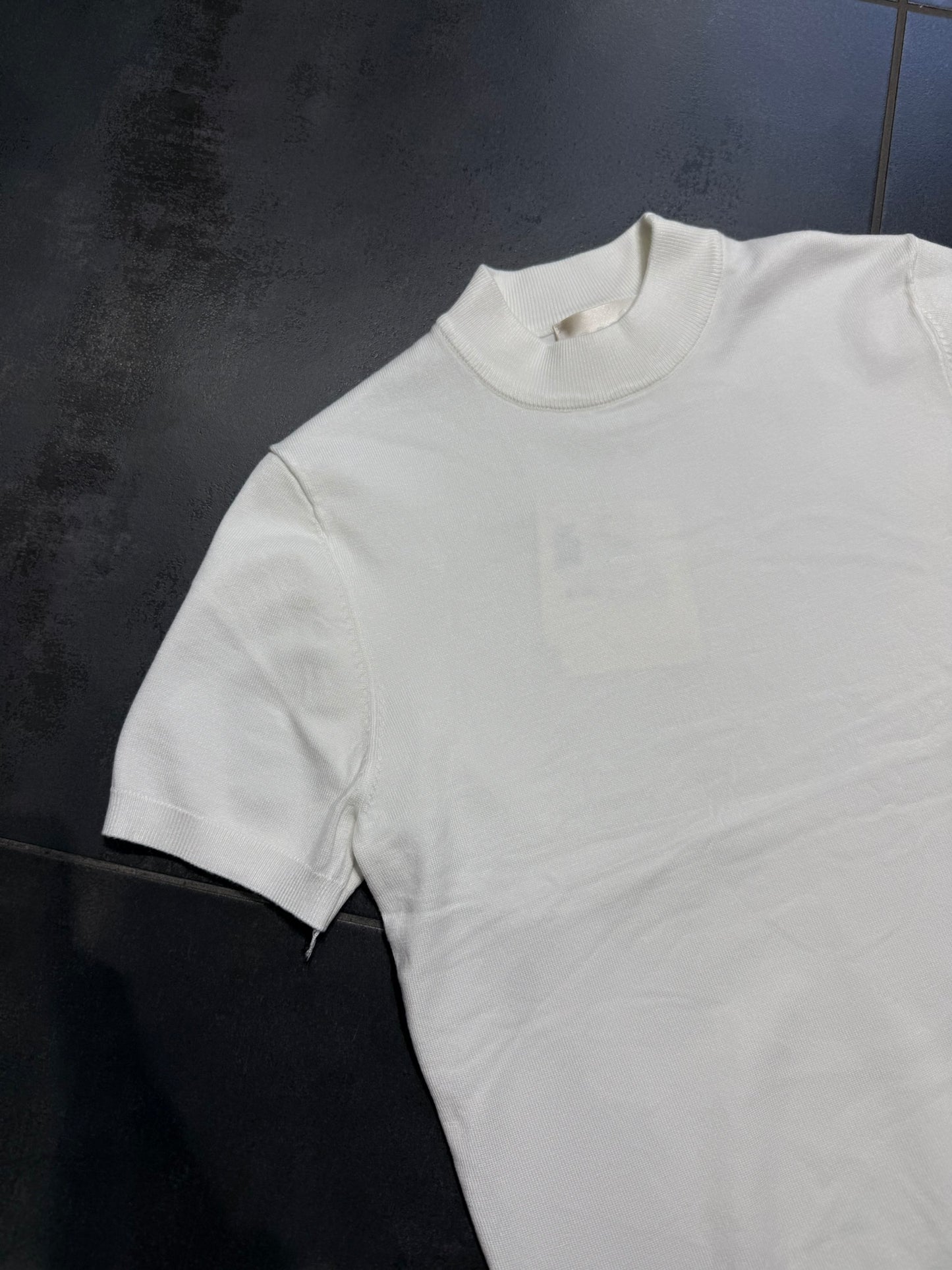 Maglia Uomo in Filo Mezza Manica con Costina