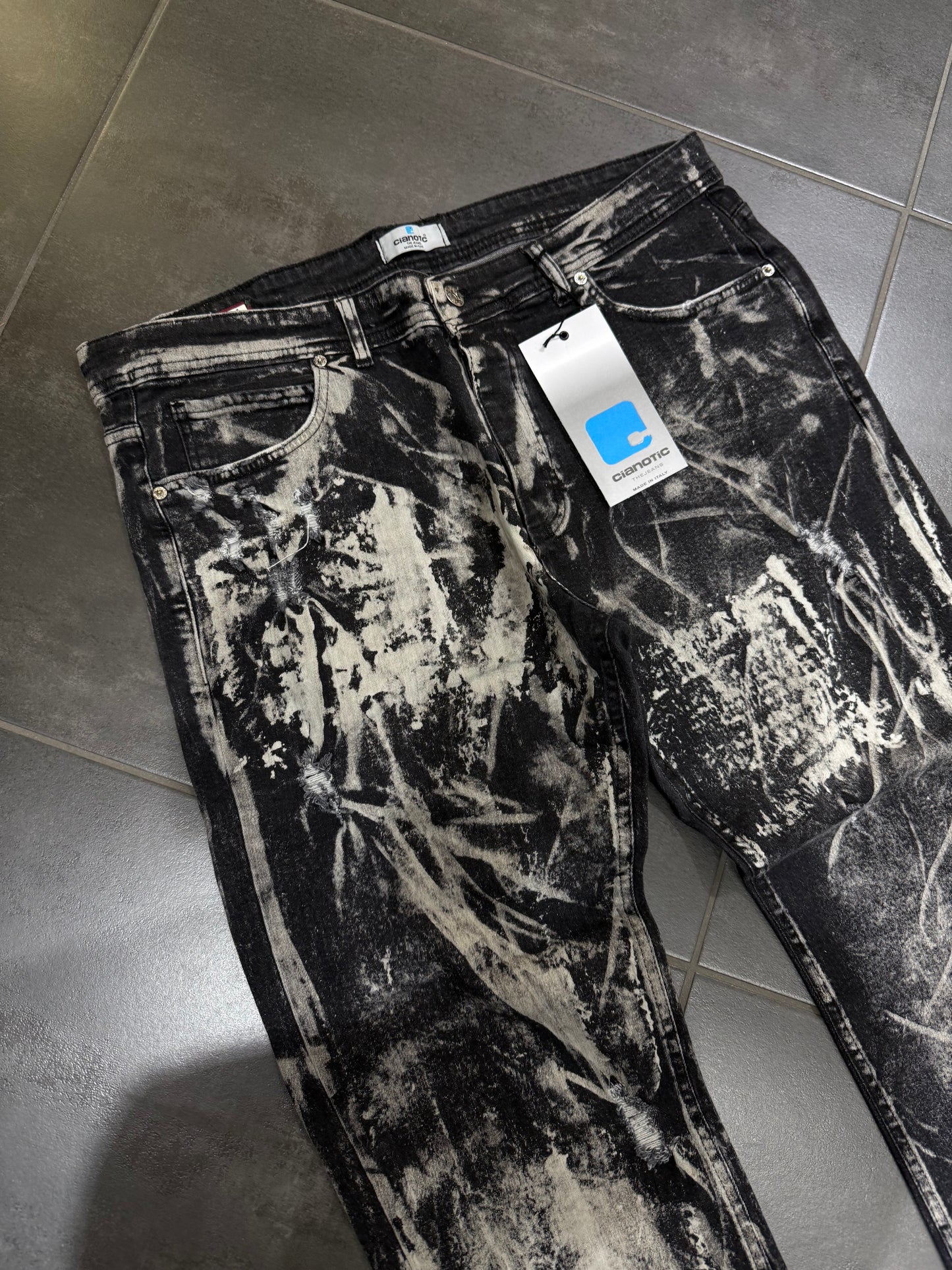 Jeans Uomo Taglie Forti Cnt Spin