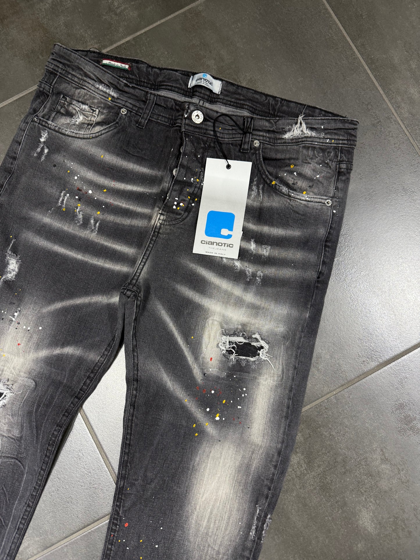 Jeans Uomo Taglie Forti Cnt Vladio Black