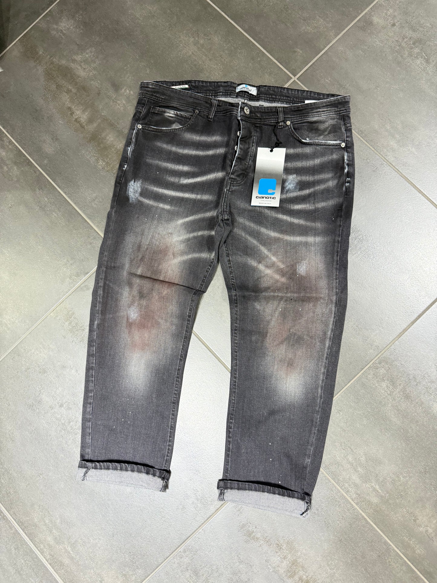 Jeans Uomo Taglie Forti Cnt baggy 70