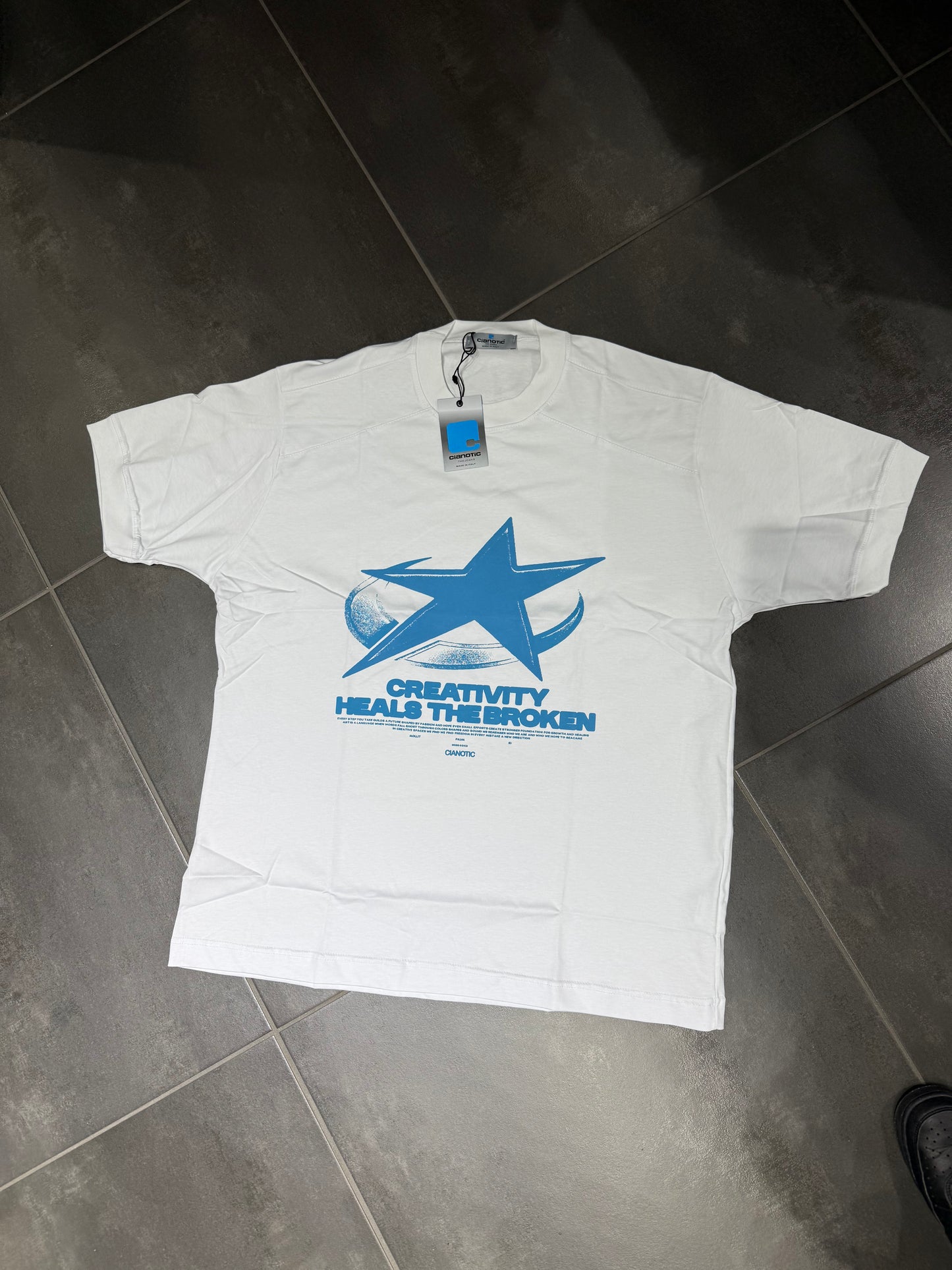 T-Shirt Uomo Cotone Taglie Forti Cnt Star