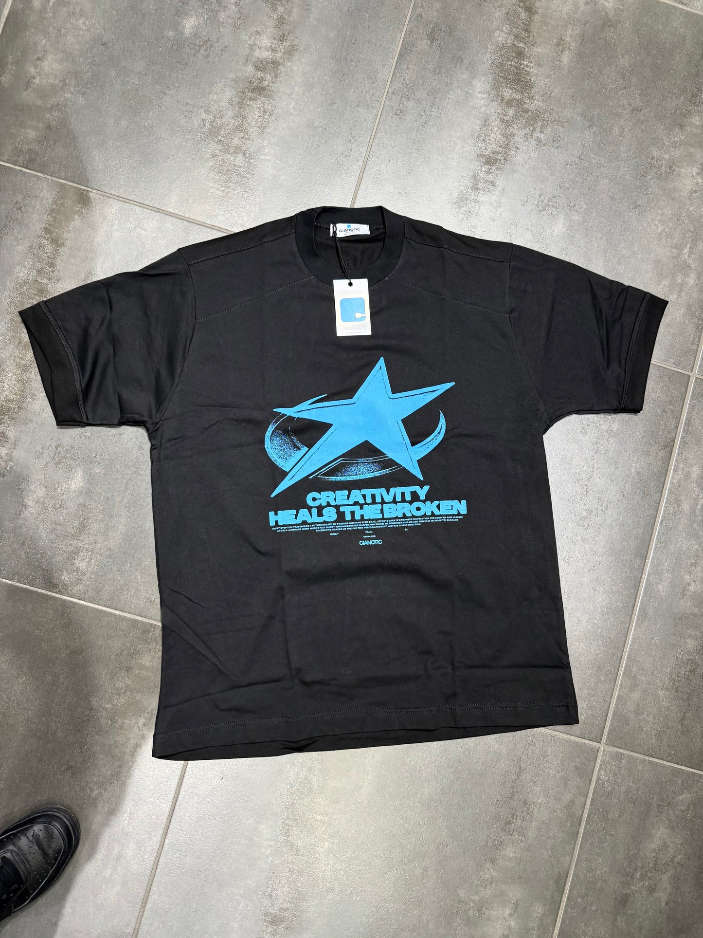 T-Shirt Uomo Cotone Taglie Forti Cnt Star