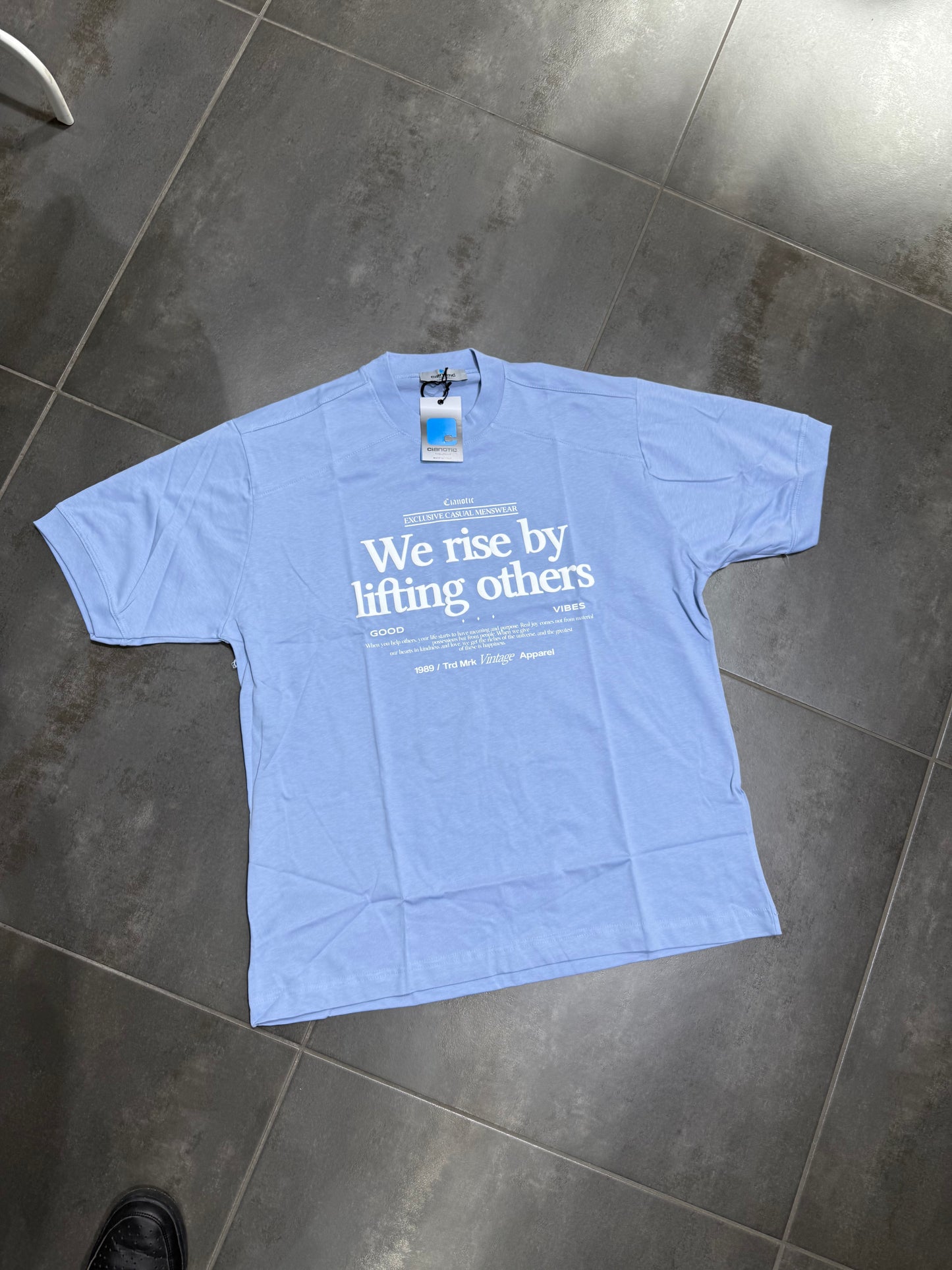 T-Shirt Uomo Cotone Taglie Forti Cnt Rise