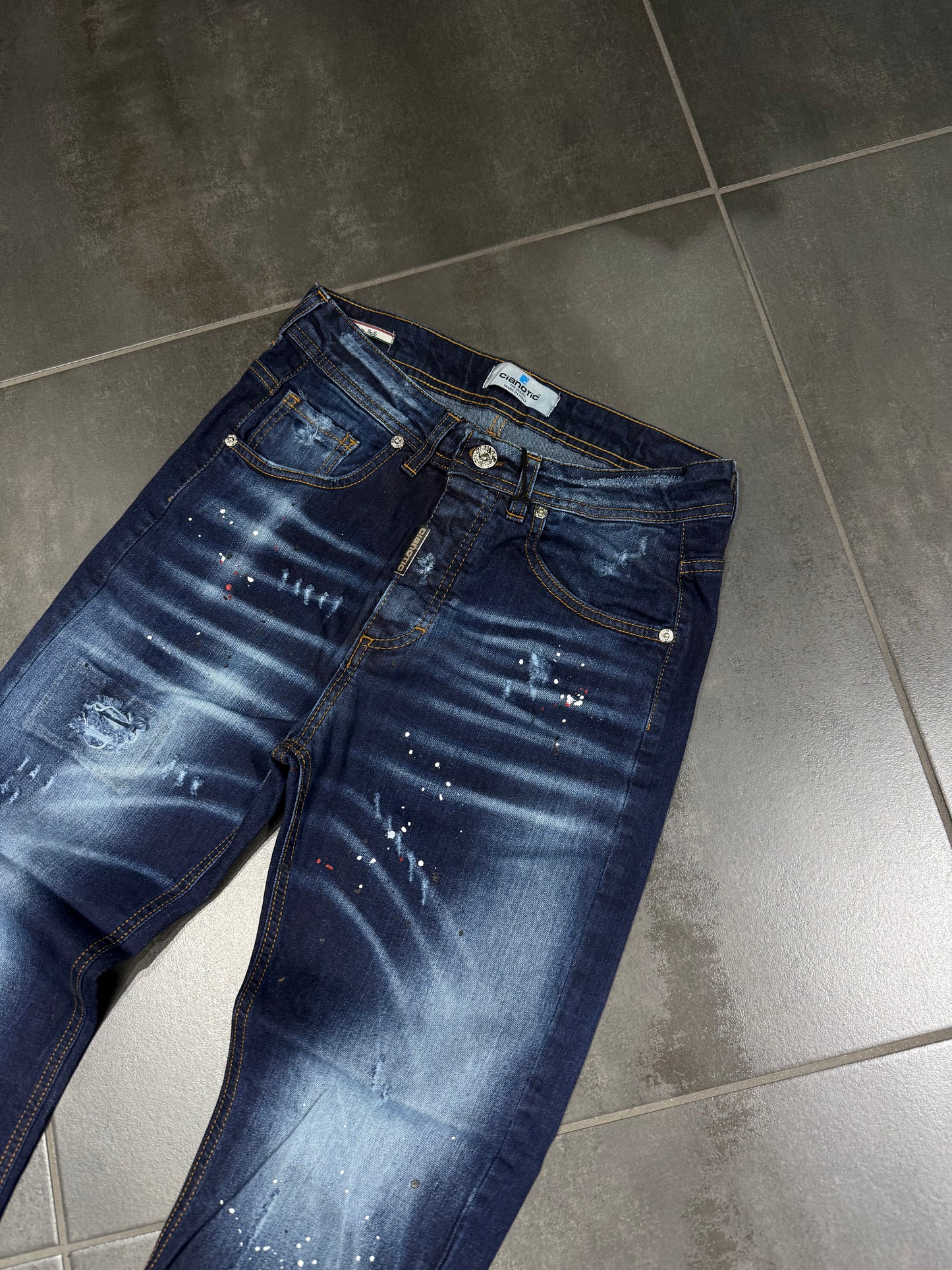 Jeans Uomo Taglie Forti Cnt Lucas