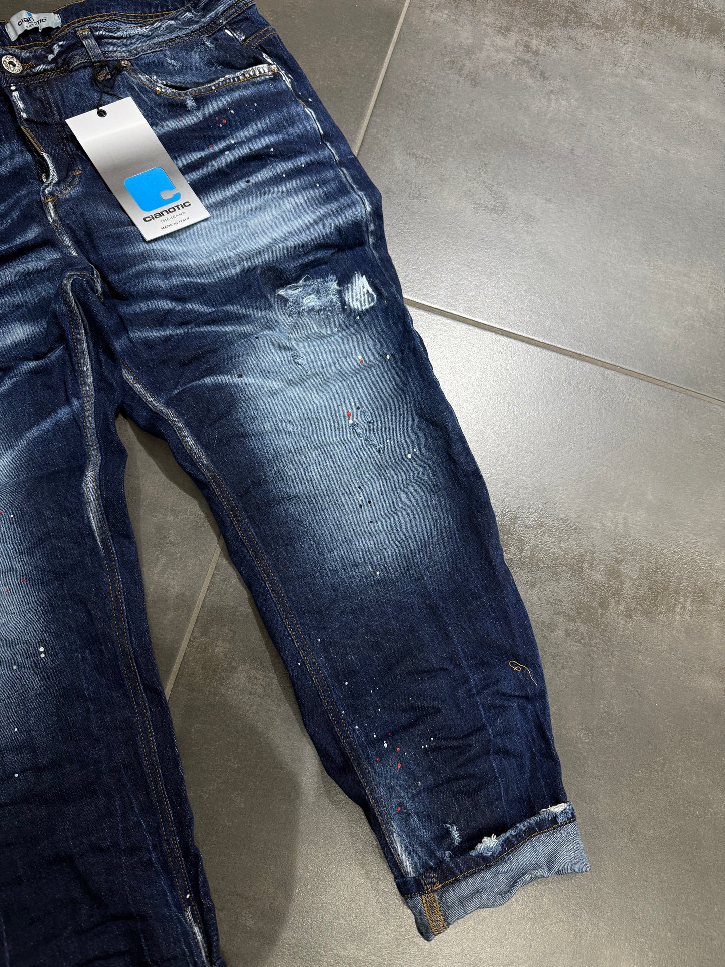 Jeans Uomo Taglie Forti Cnt Omar Blue