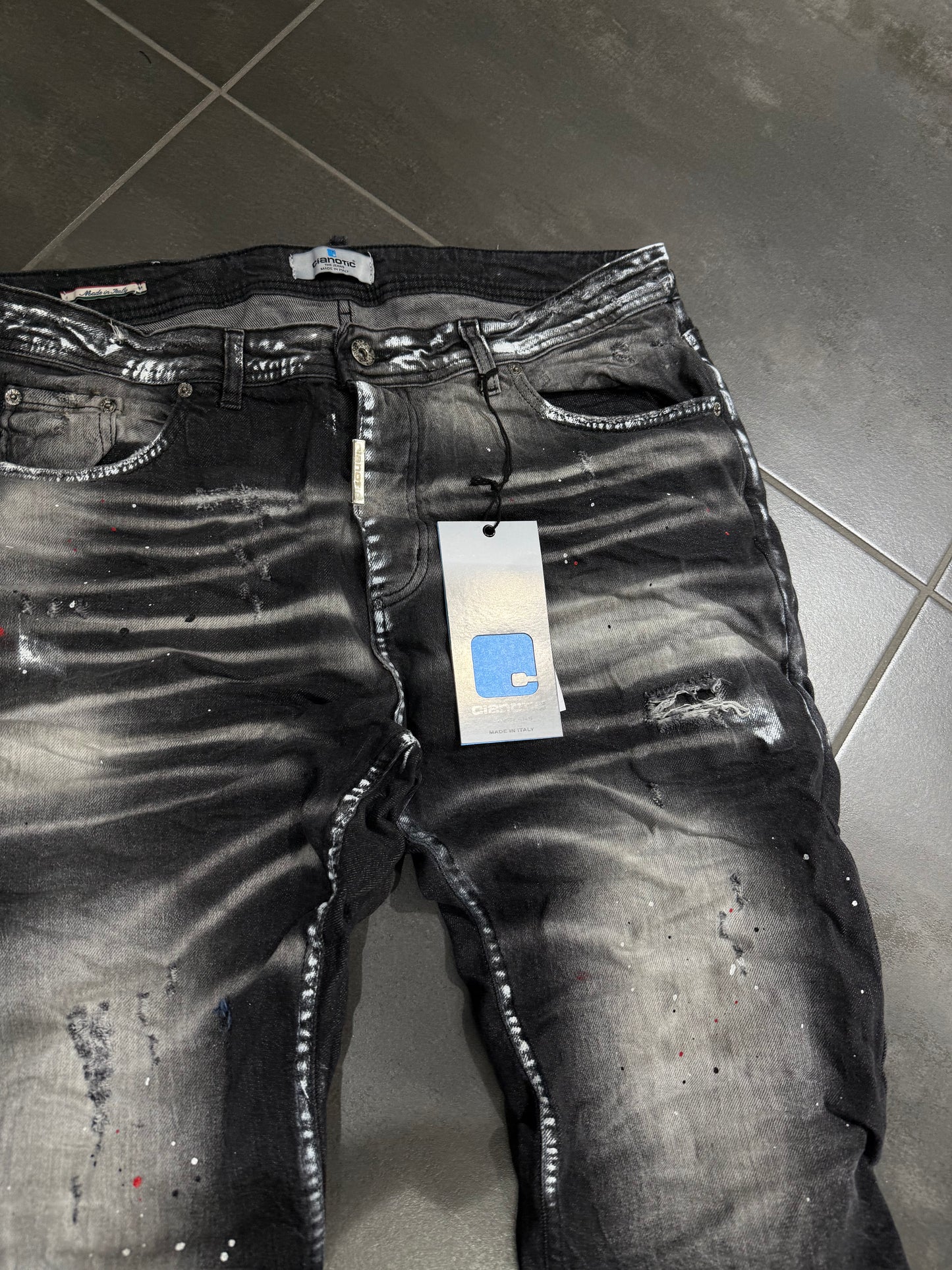 Jeans Uomo Taglie Forti Cnt Omar Black