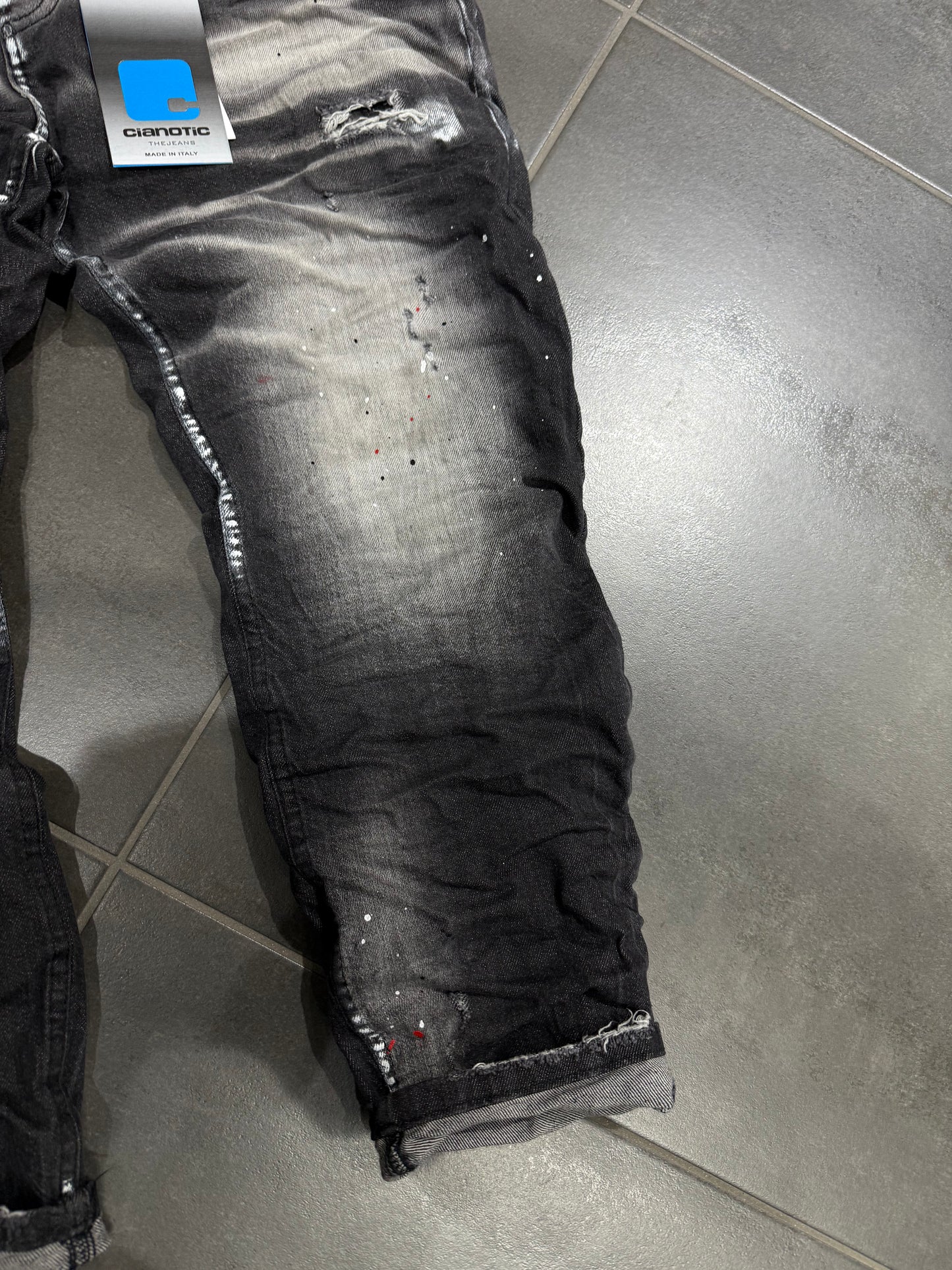 Jeans Uomo Taglie Forti Cnt Omar Black