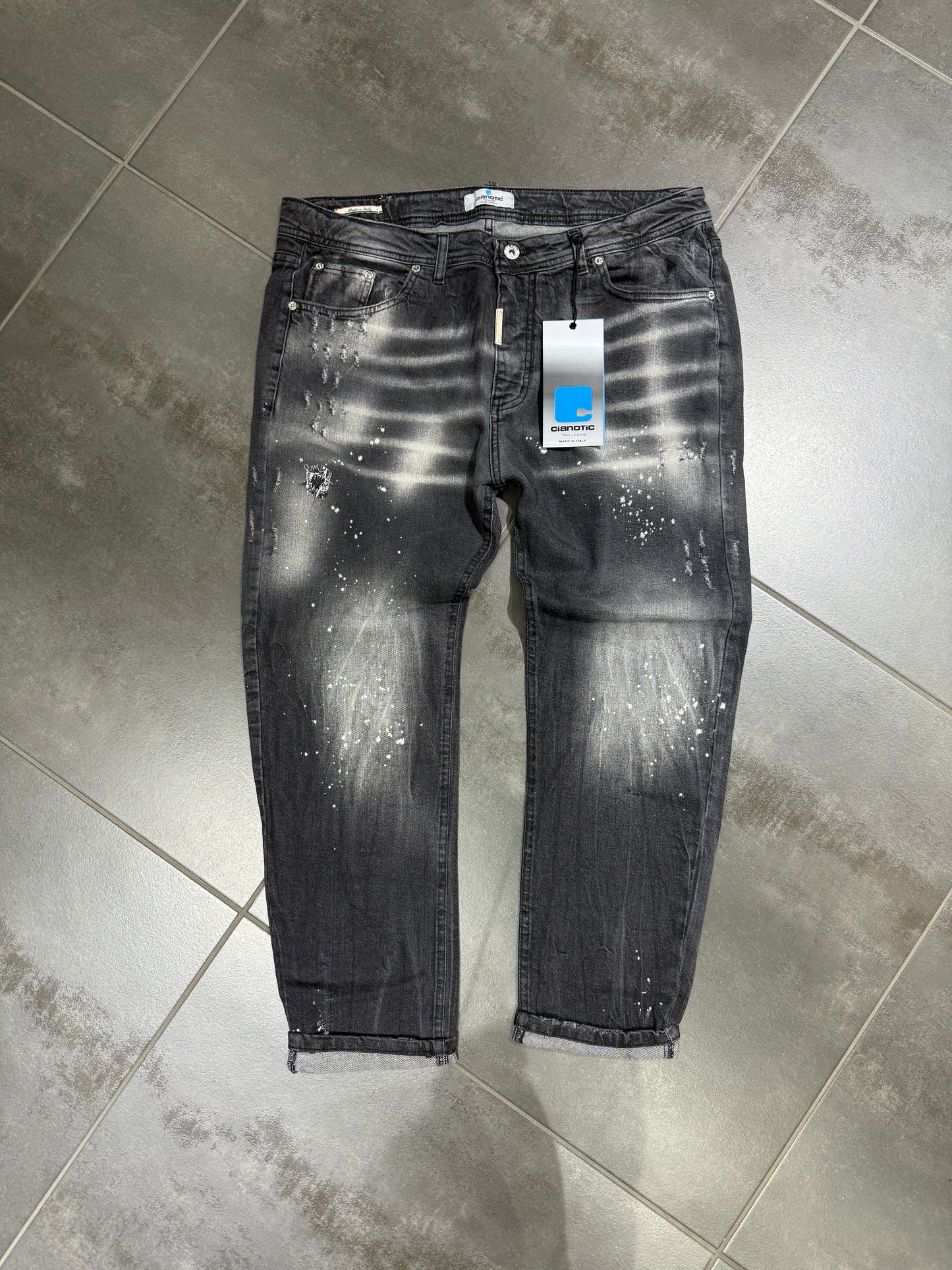 Jeans Uomo Taglie Forti Cnt Soul Black