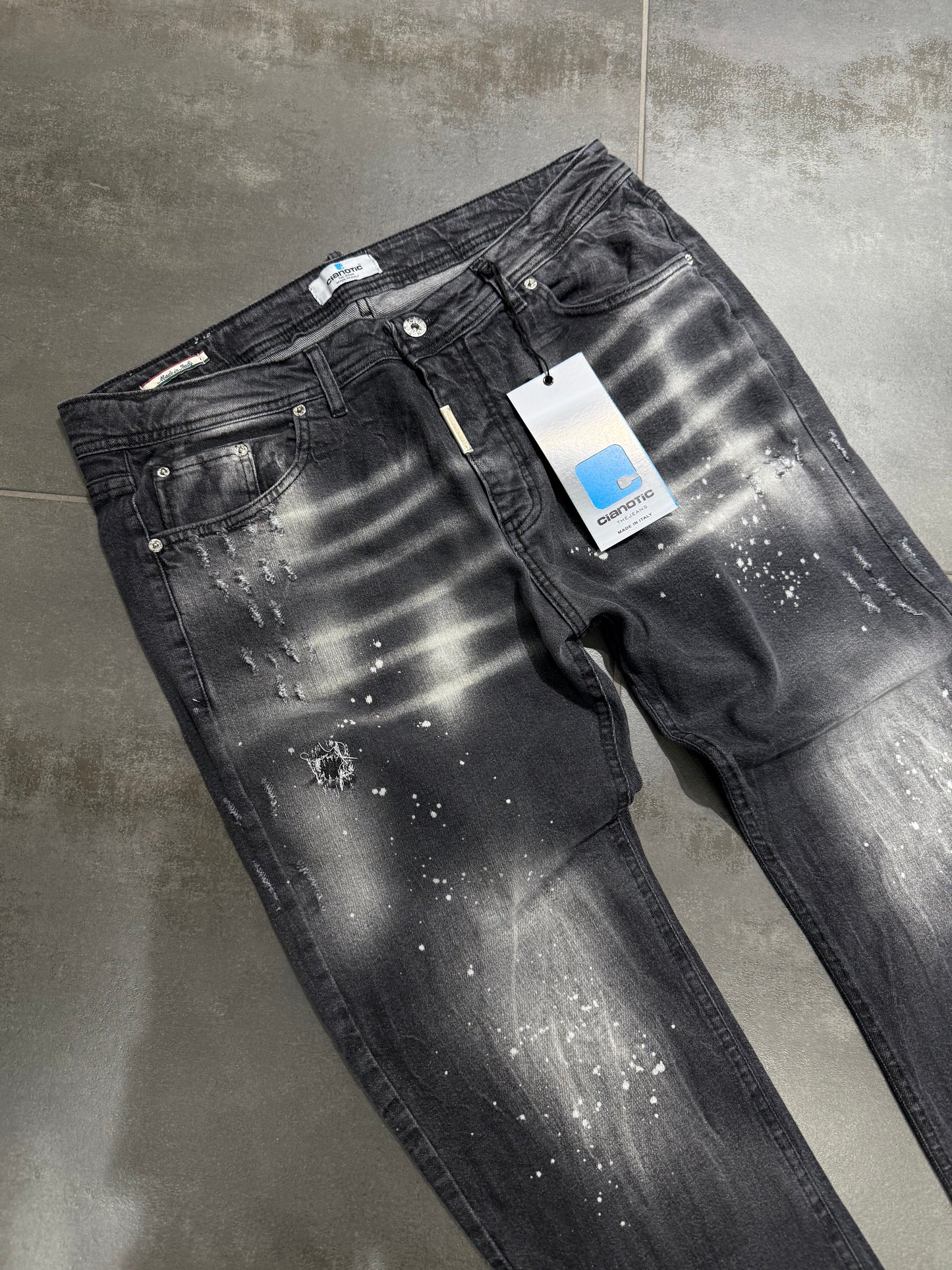 Jeans Uomo Taglie Forti Cnt Soul Black