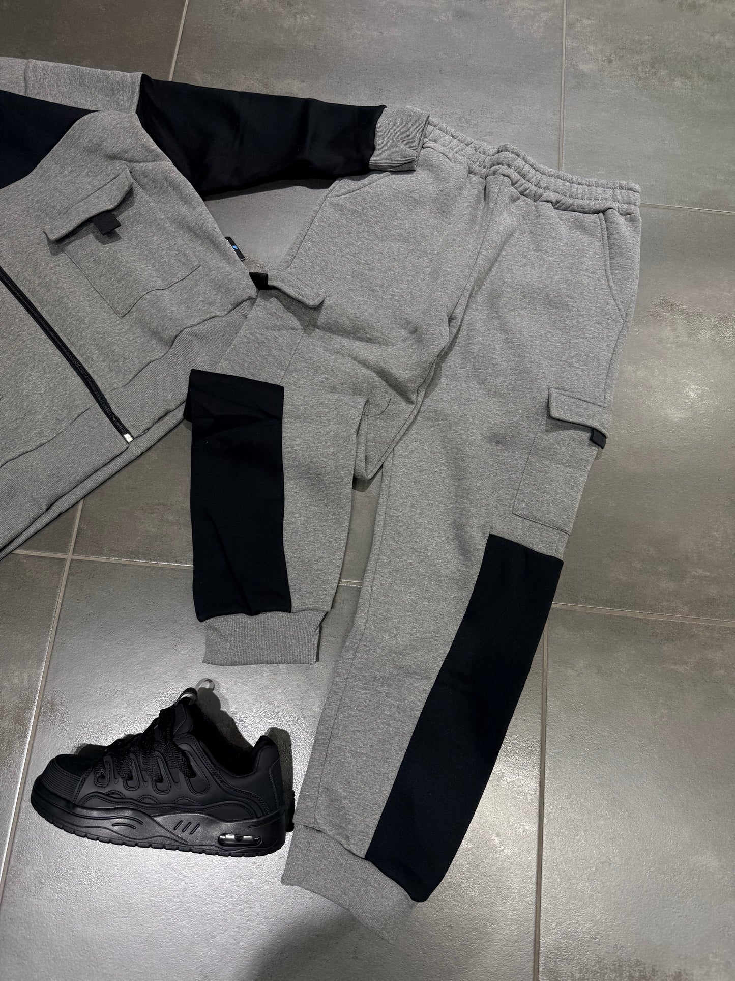 Completo Tuta Uomo Taglie Forti Pocket