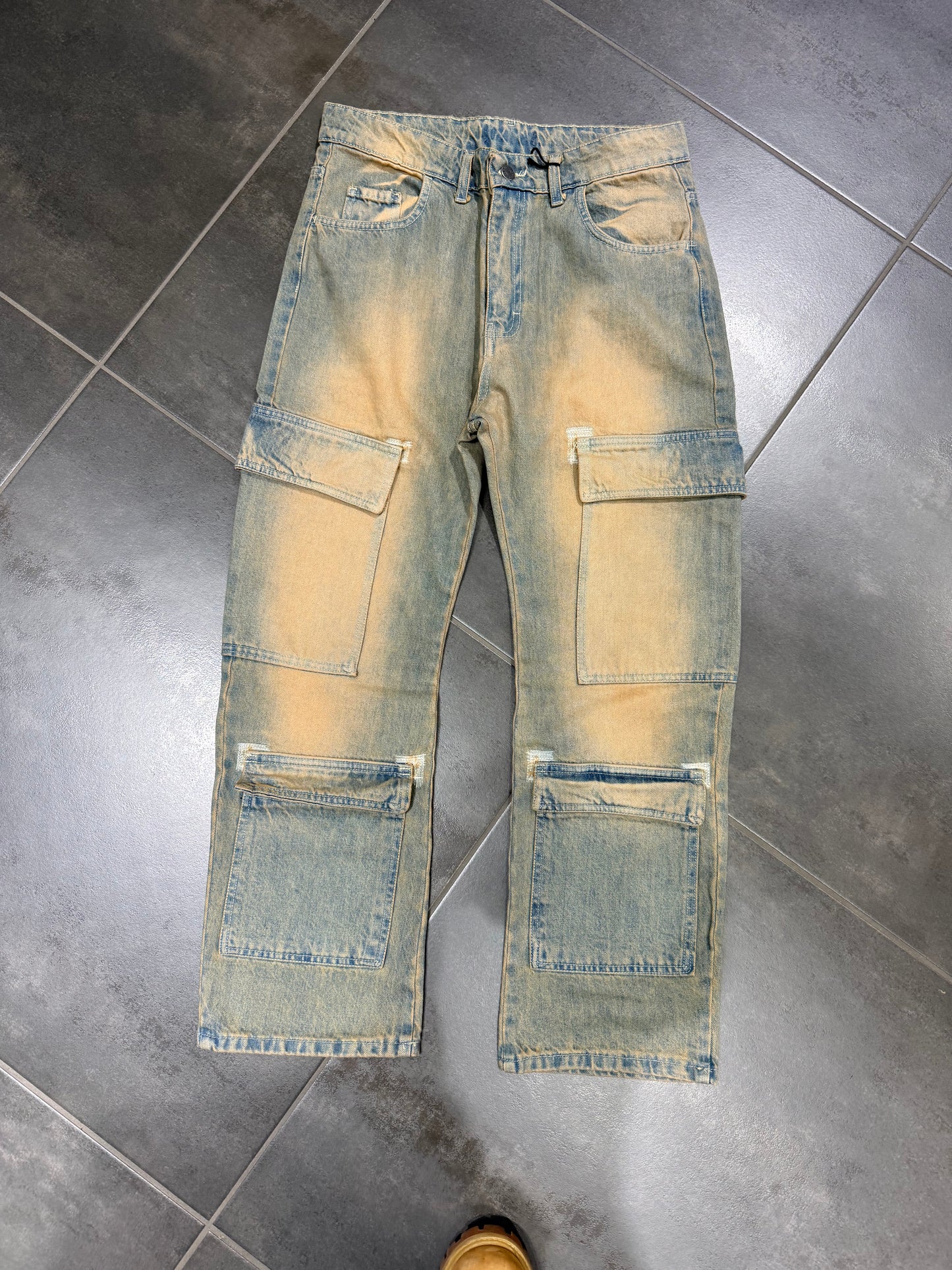 Jeans Uomo Cargo Blv Urban Sand