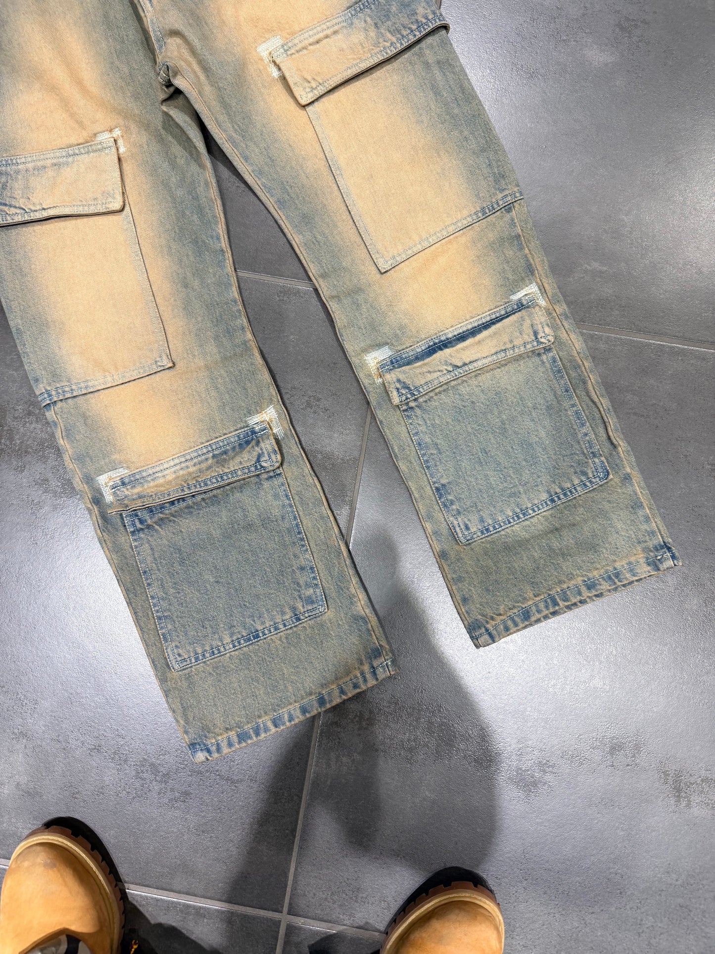 Jeans Uomo Cargo Blv Urban Sand