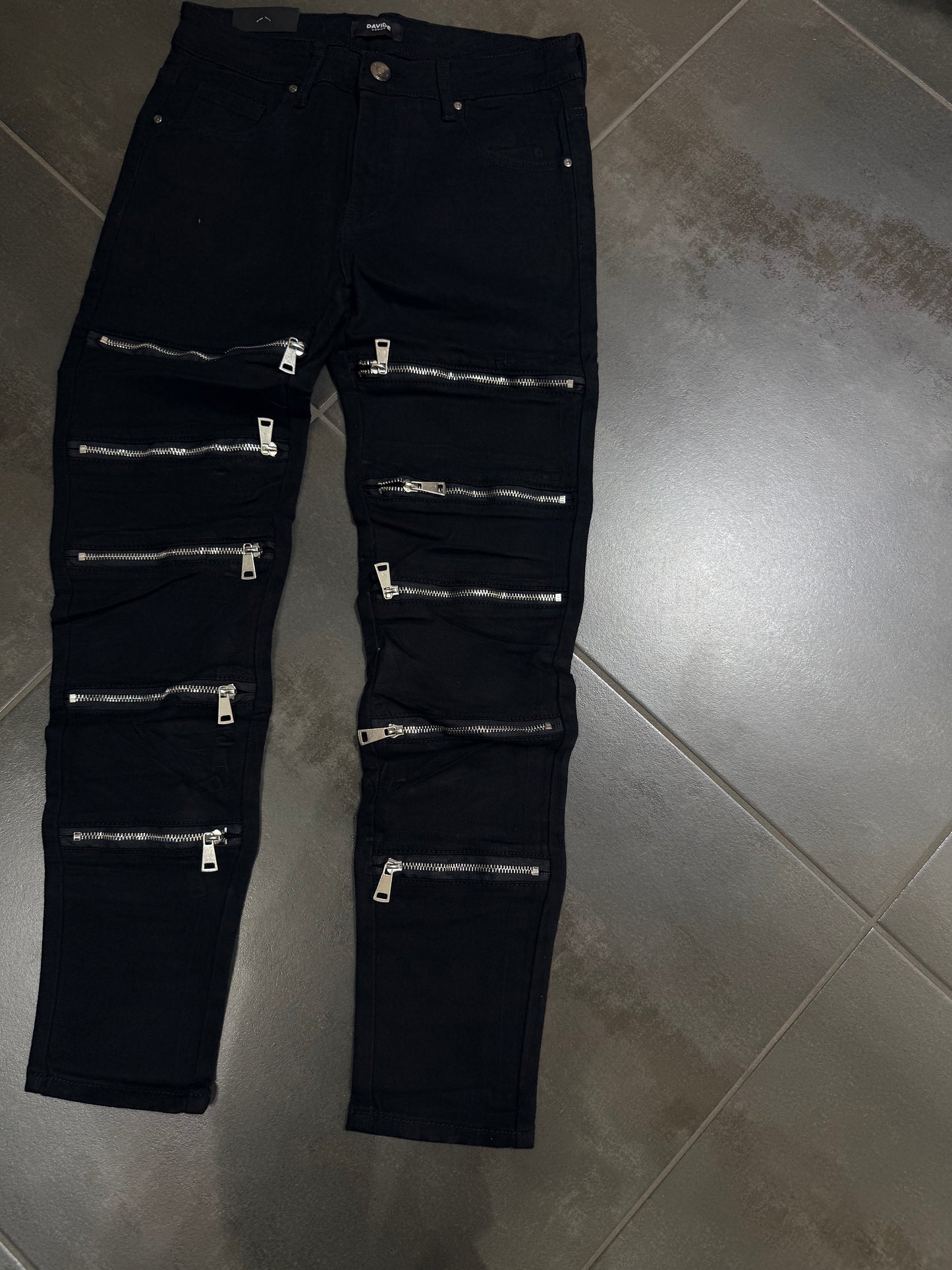 Jeans Uomo Biker 1629 Black
