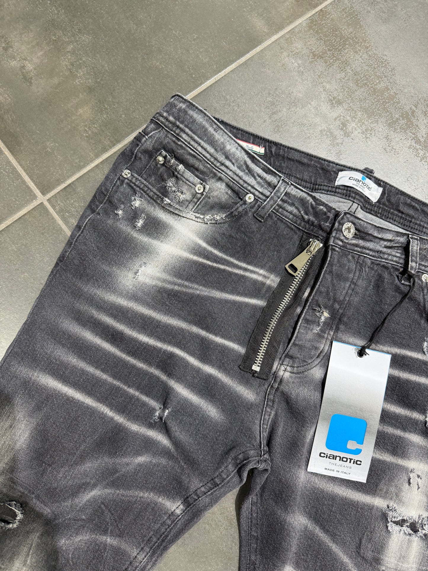 Jeans Uomo Taglie Forti Cnt FL1