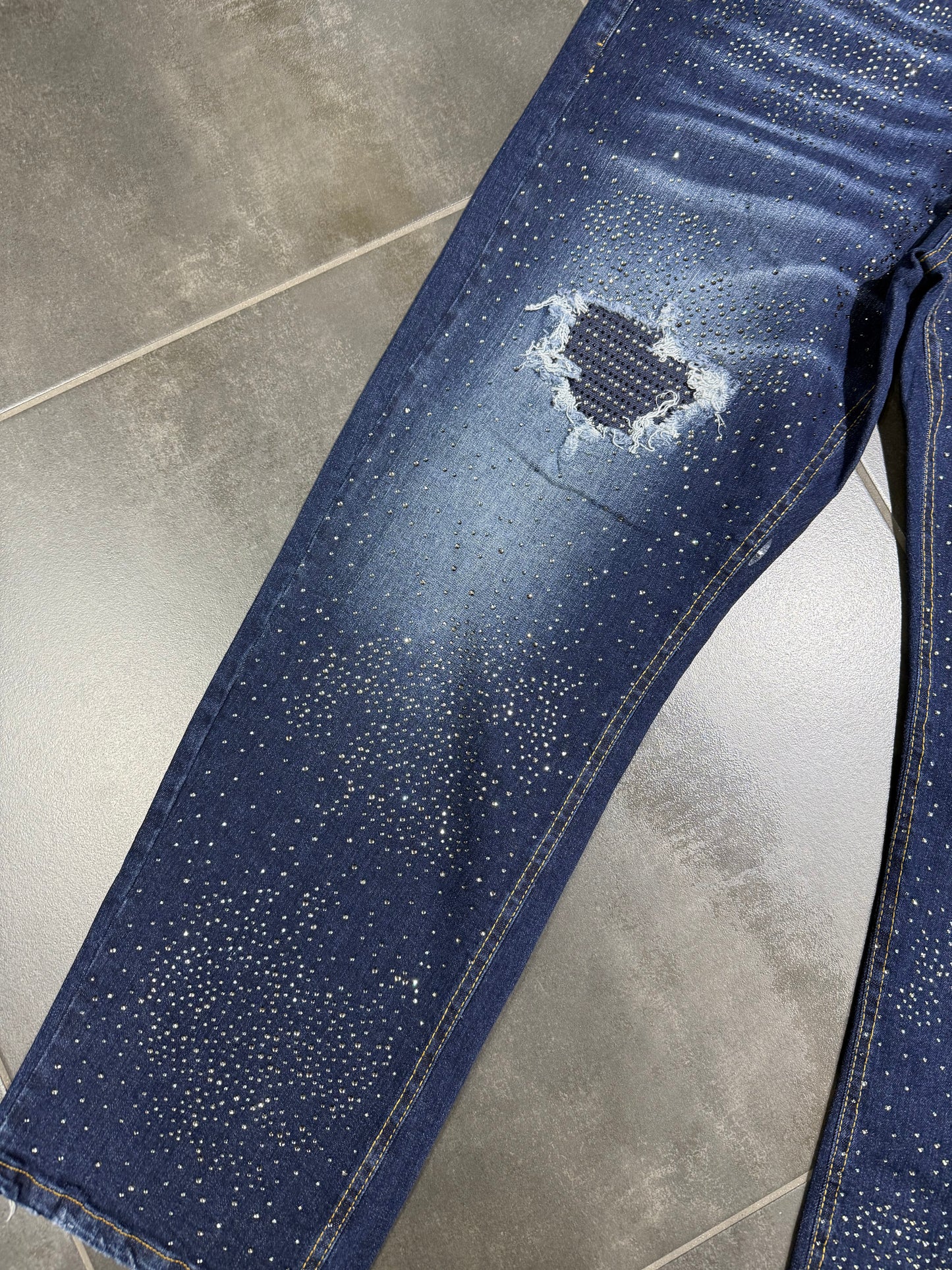 Jeans Uomo Taglie Forti Cnt Baggy Diamond