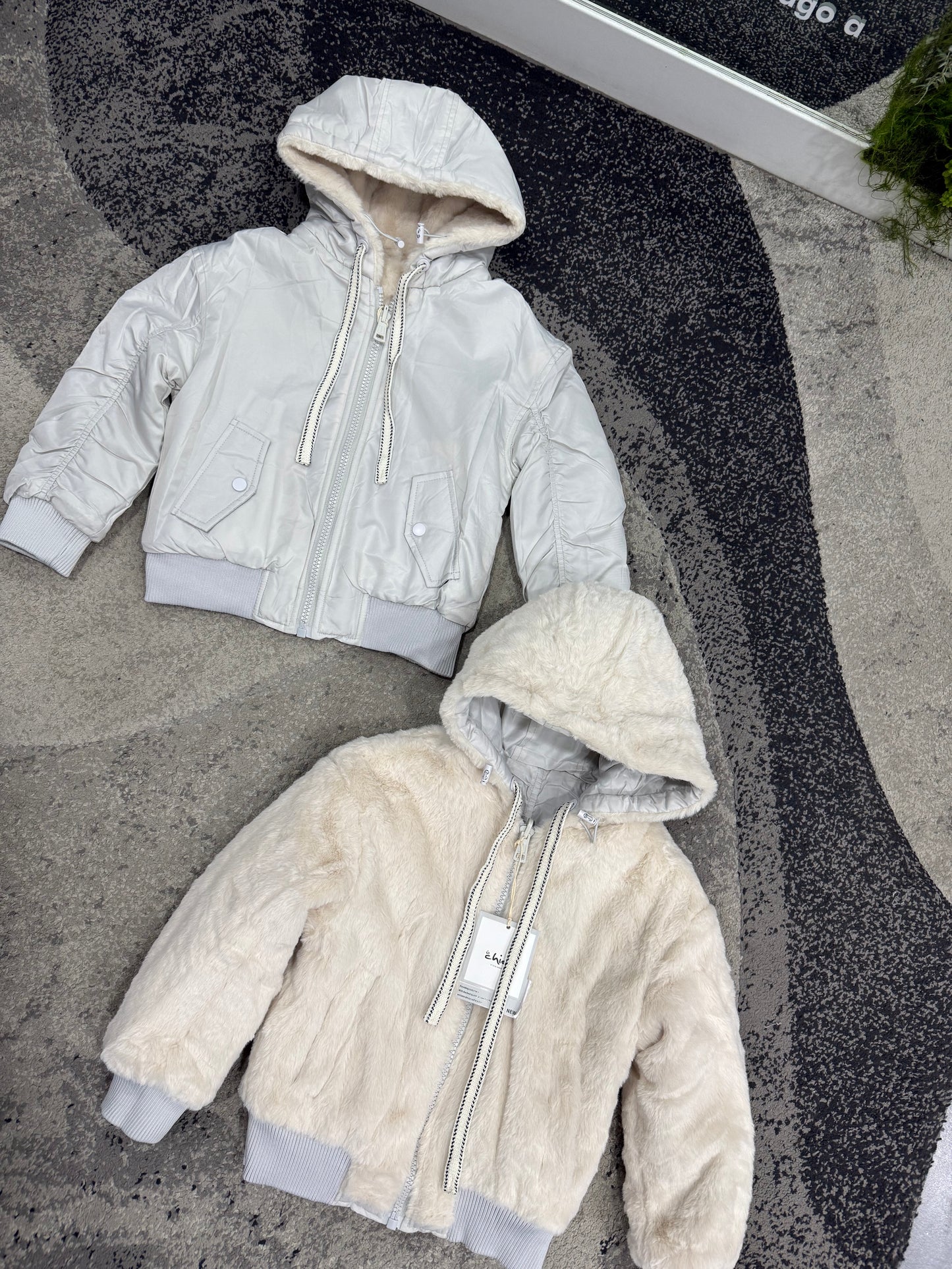 Giubbino Bambino in pelliccia Premium Quality Reversibile
