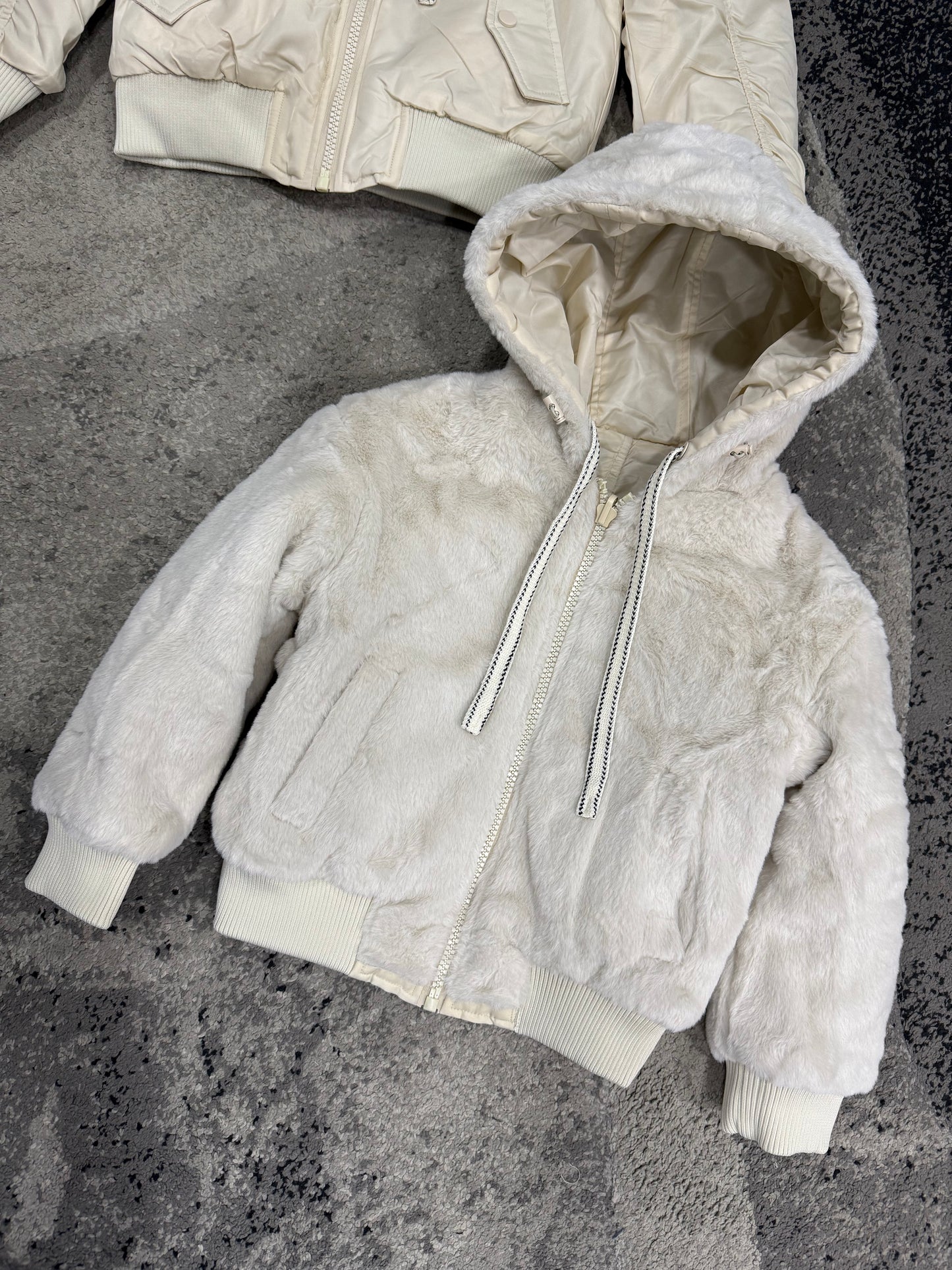 Giubbino Bambino in pelliccia Premium Quality Reversibile