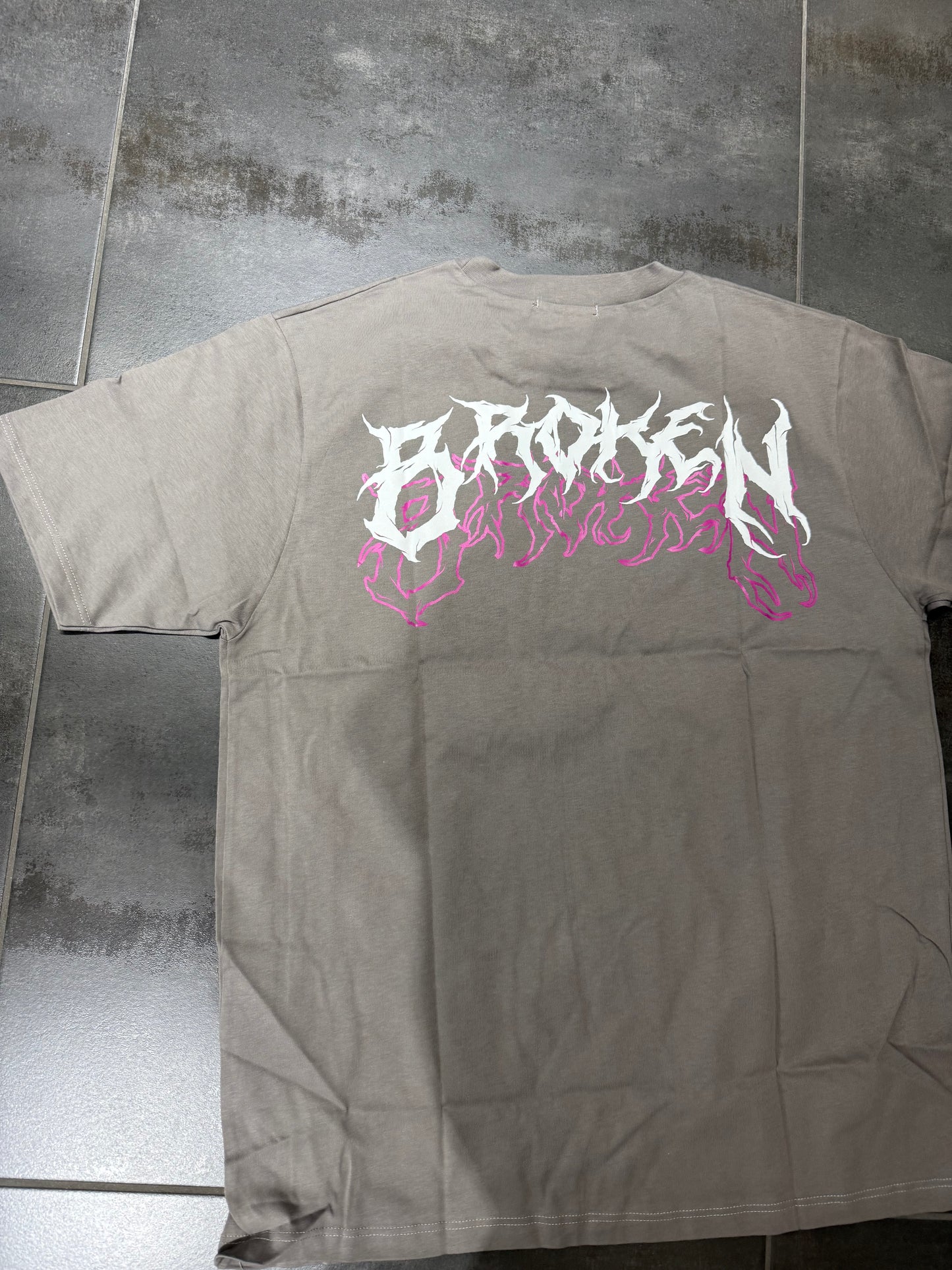 T-Shirt Uomo Cotone Calibrato 2XL a 5XL Broken