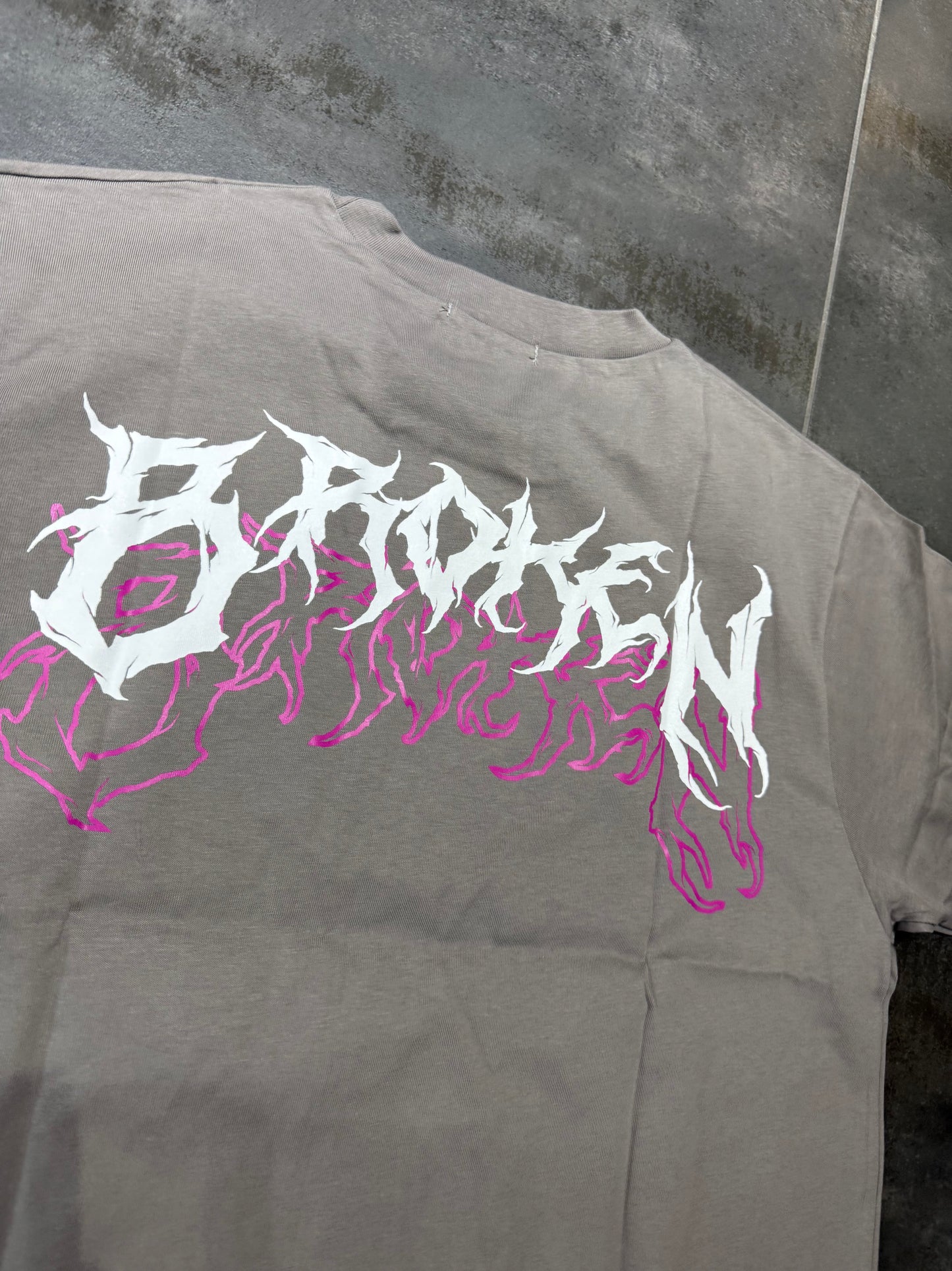 T-Shirt Uomo Cotone Calibrato 2XL a 5XL Broken