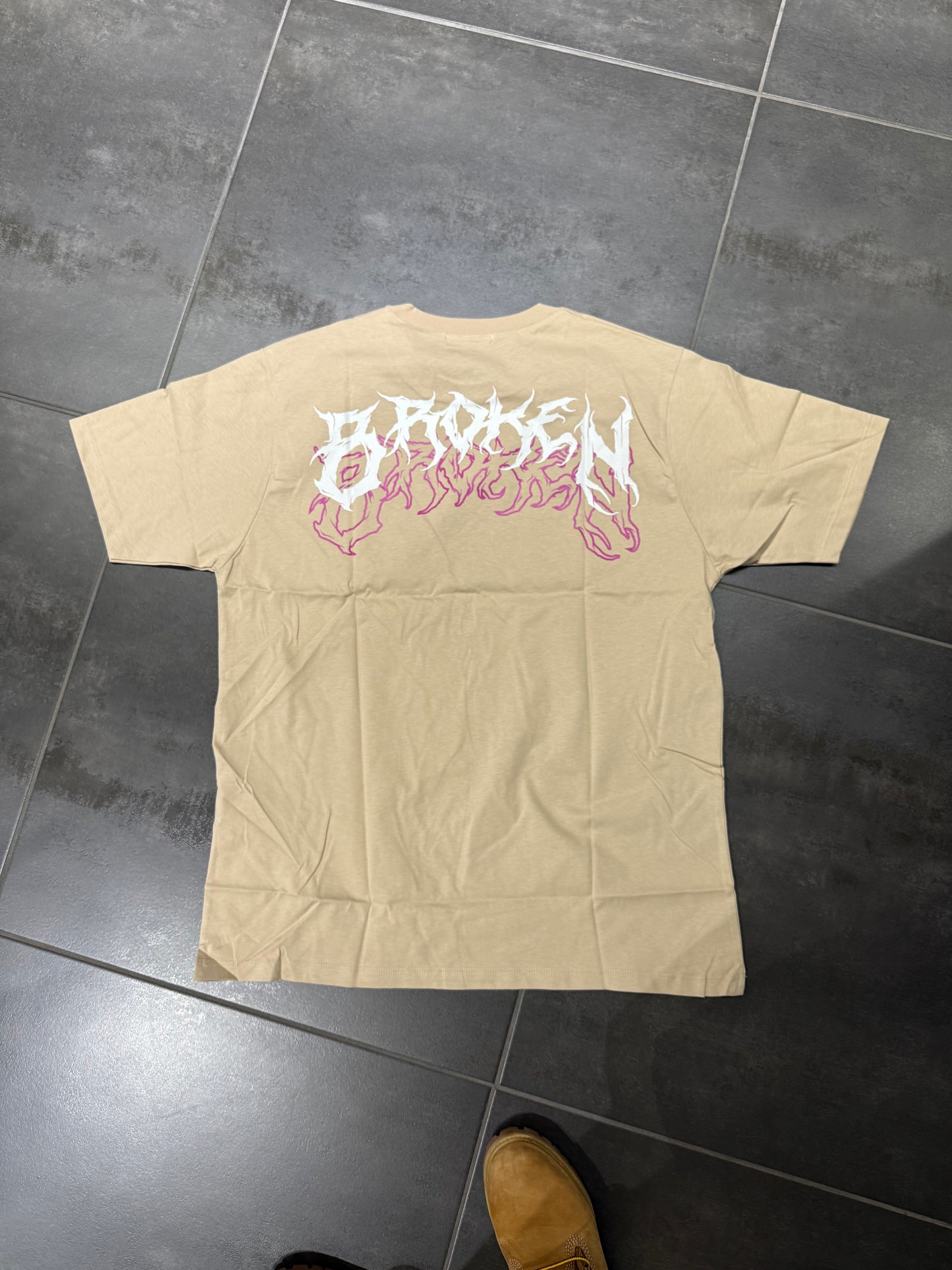 T-Shirt Uomo Cotone Calibrato 2XL a 5XL Broken