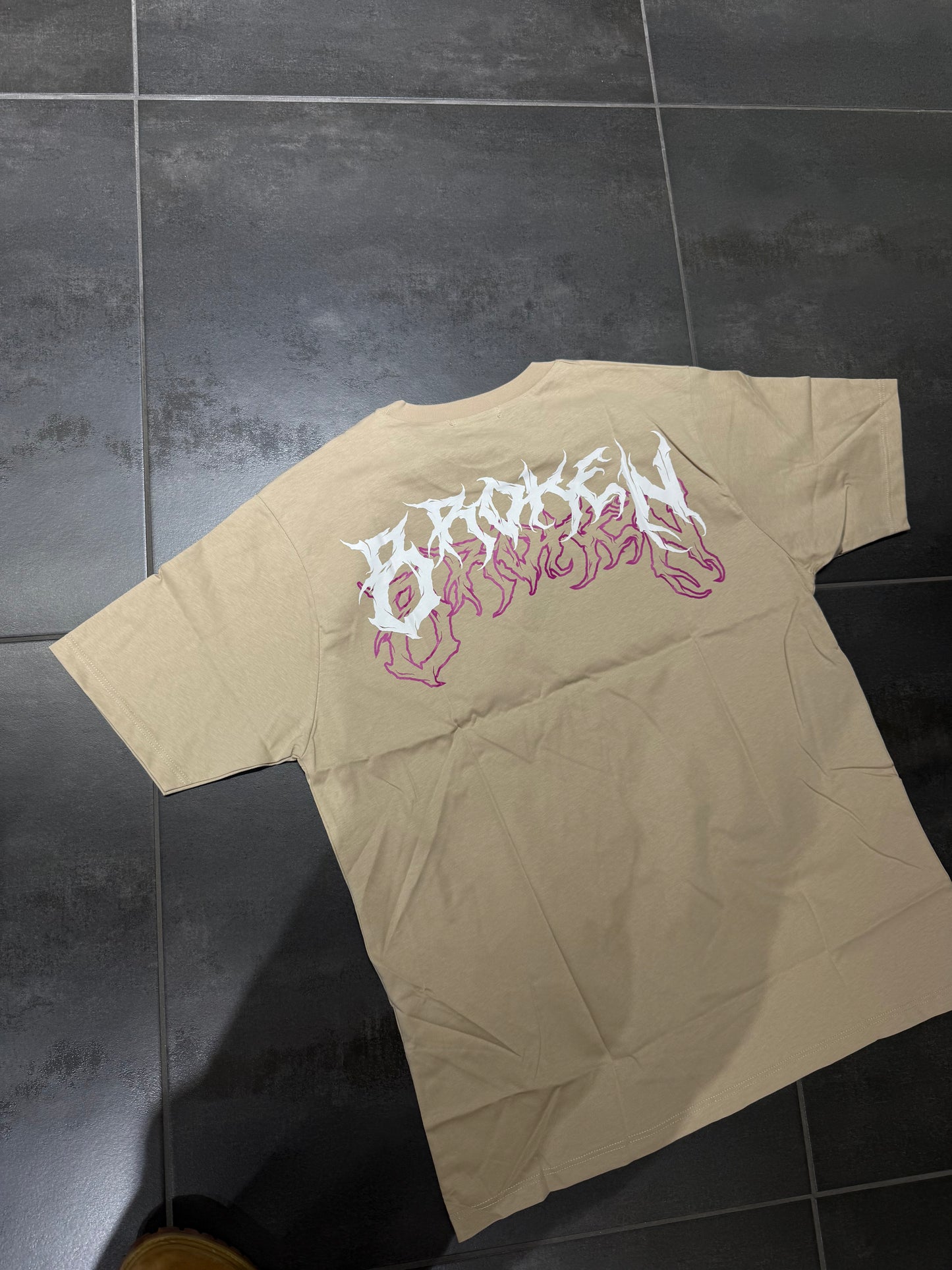 T-Shirt Uomo Cotone Calibrato 2XL a 5XL Broken