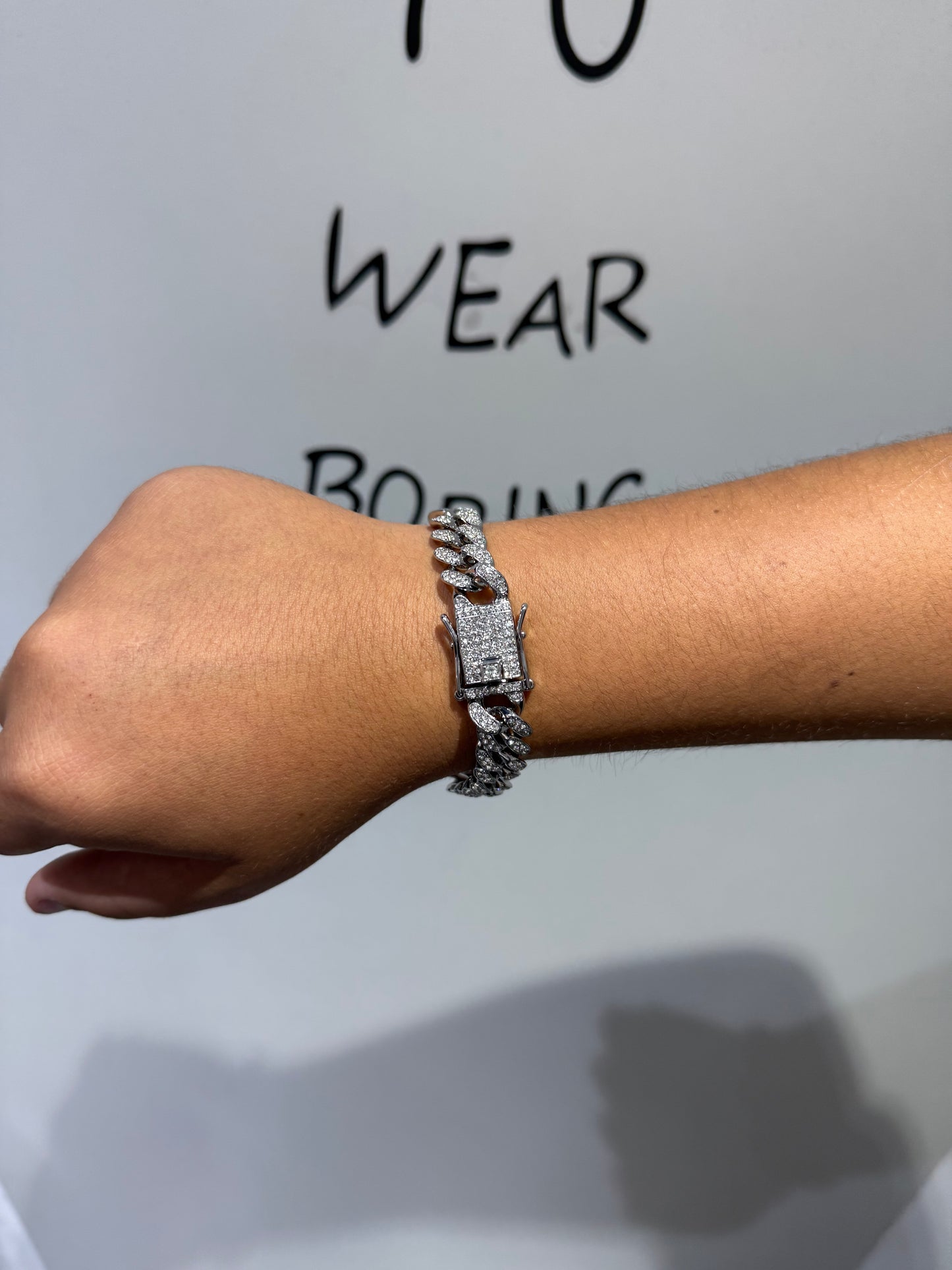 BRACCIALE Catena diamond