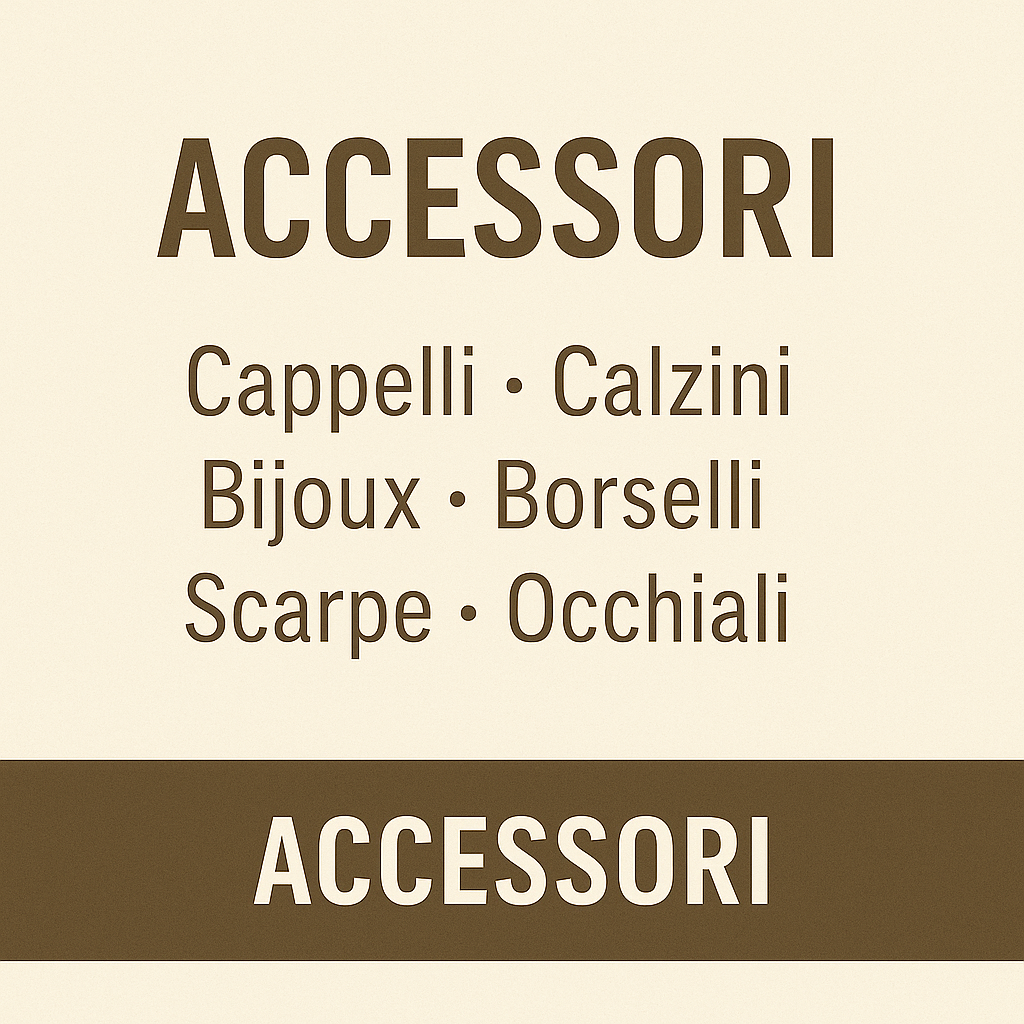 Accessori Uomo