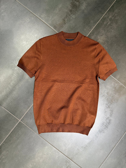 Maglia Uomo in Filo Mezza Manica con Costina