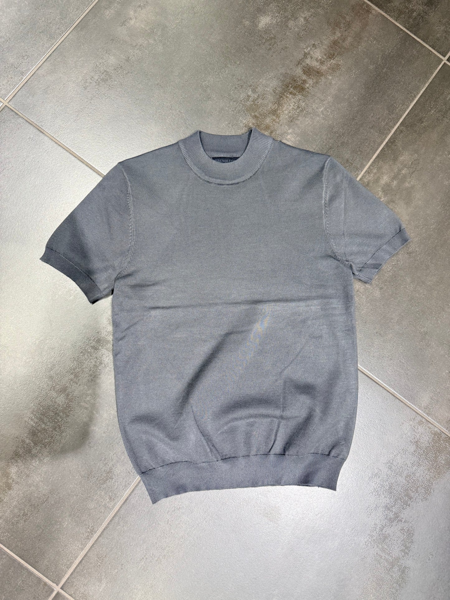 Maglia Uomo in Filo Mezza Manica con Costina