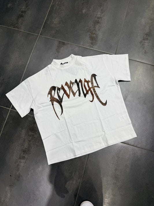 T-Shirt Uomo Cotone BNKR Revenge Glitter