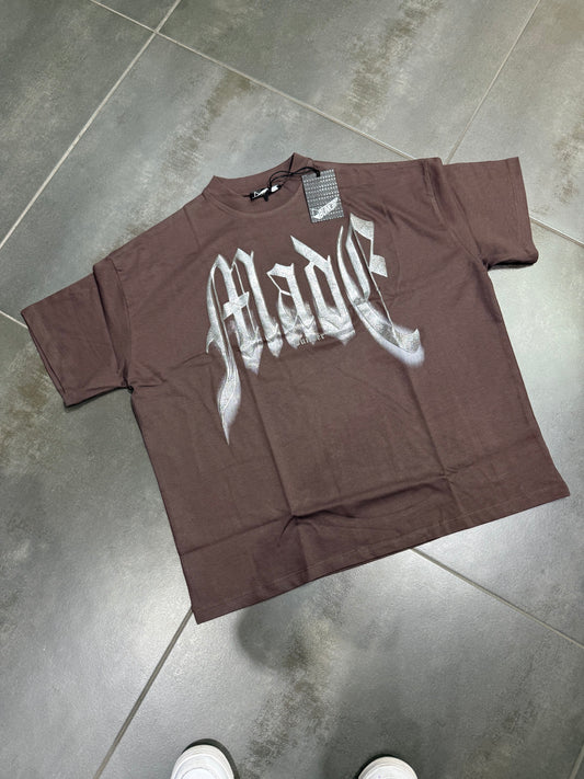 T-Shirt Uomo Cotone BNKR Crop Made