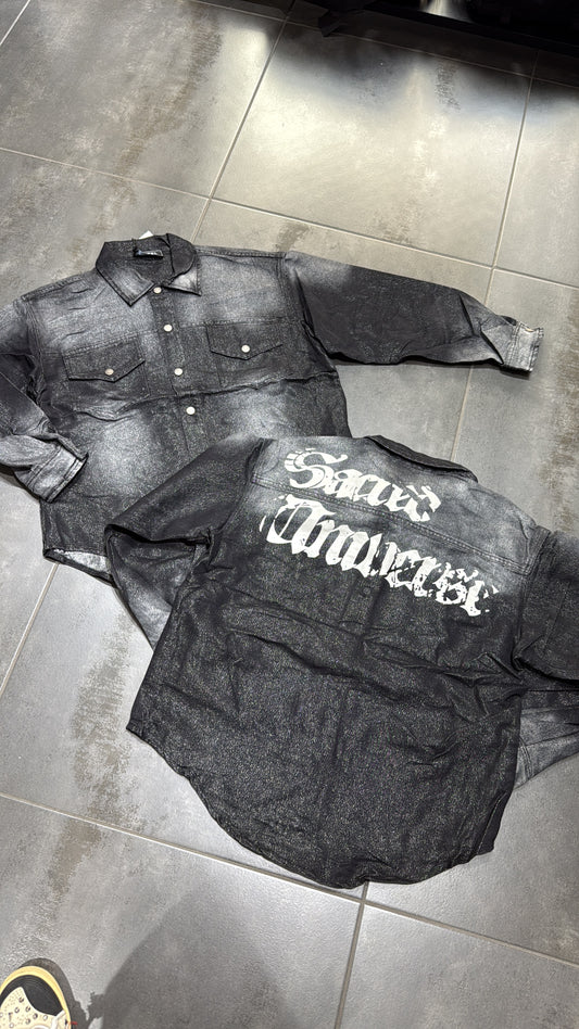 Giubbino Uomo Jeans Sfumato