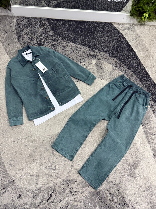 Completo Bambino Jasper GREEN WASH