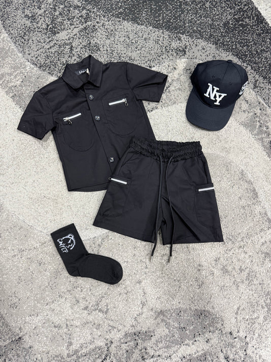 Coordinato bambino double zip