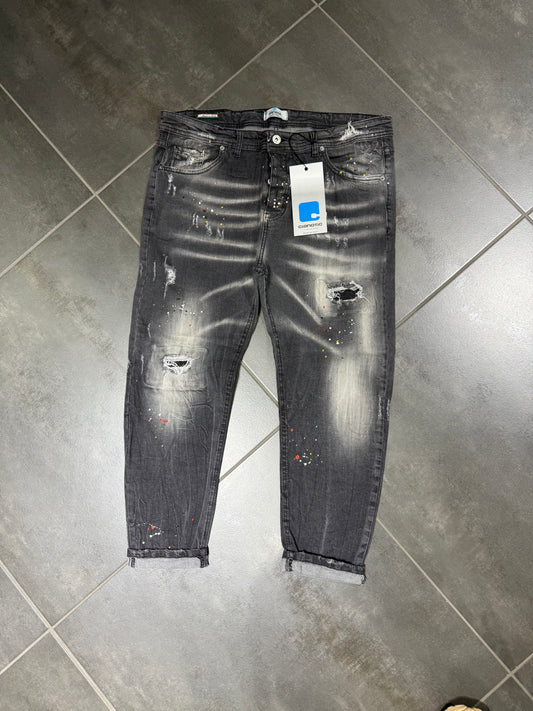 Jeans Uomo Taglie Forti Cnt Vladio Black