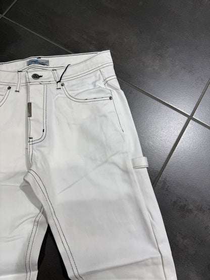 Jeans Uomo Cnt Straight Carpenter White