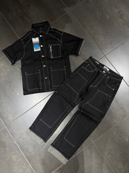 Completo Jeans Uomo Cnt Carpenter Black