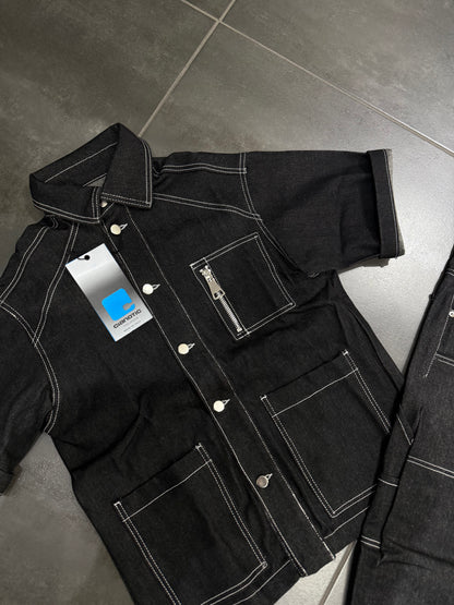 Completo Jeans Uomo Cnt Carpenter Black