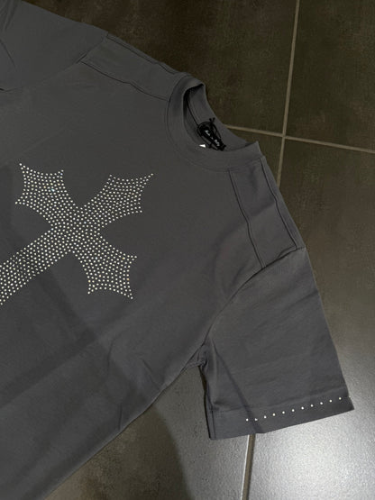 T-Shirt Uomo Cotone Rj Paris Diamond Cross
