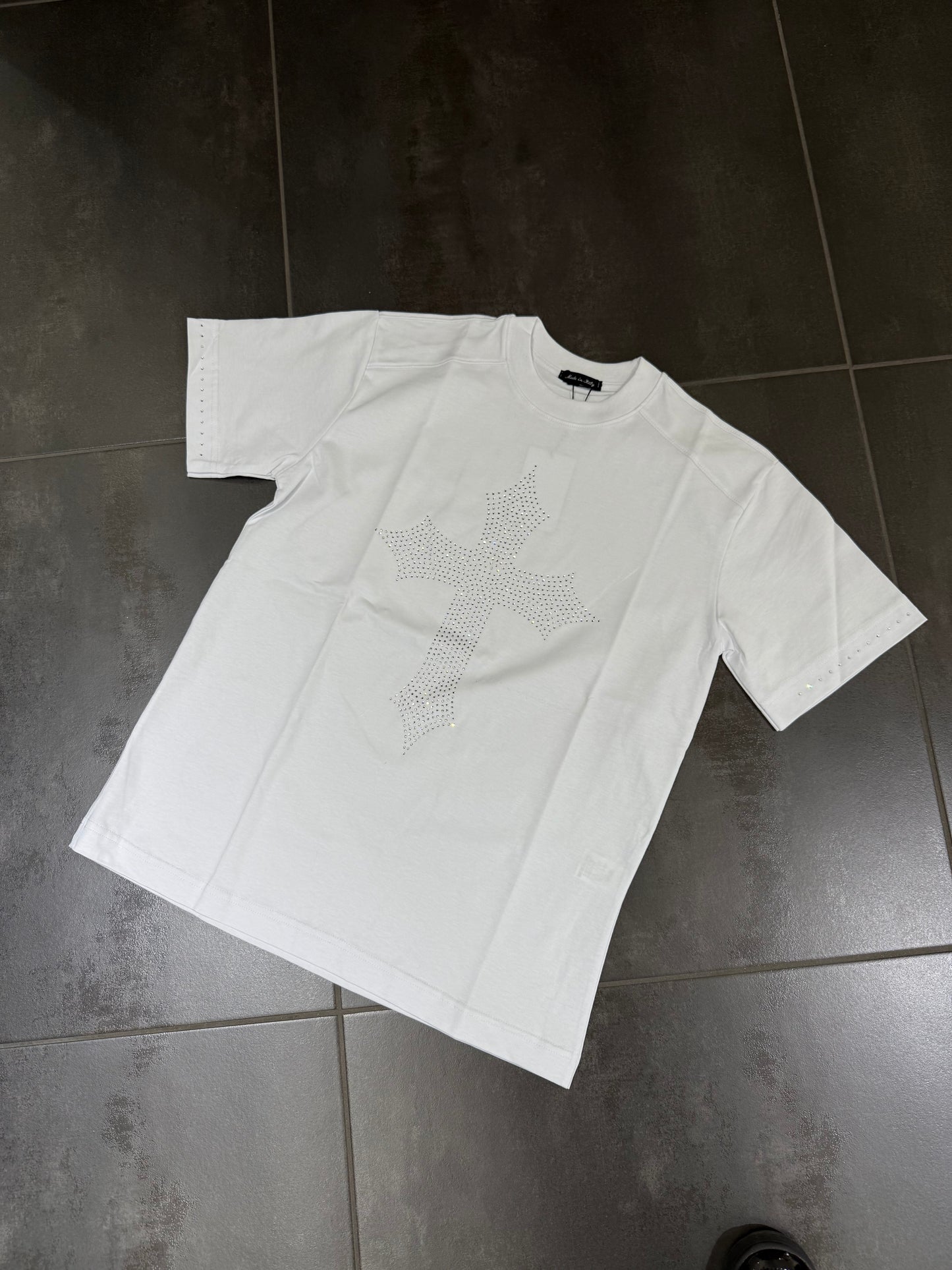 T-Shirt Uomo Cotone Rj Paris Diamond Cross