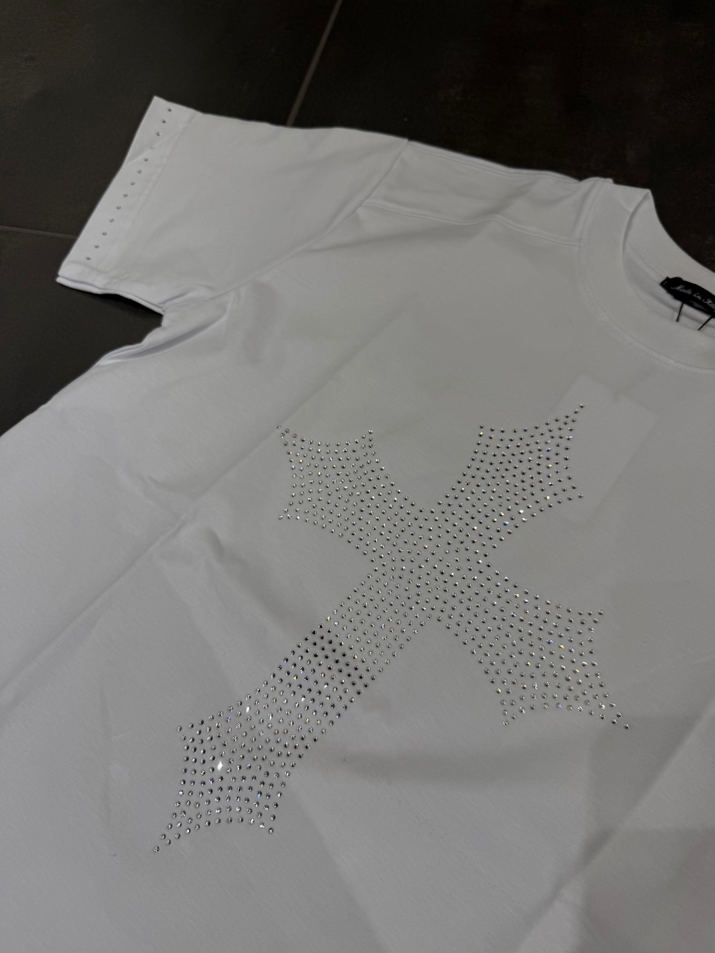 T-Shirt Uomo Cotone Rj Paris Diamond Cross