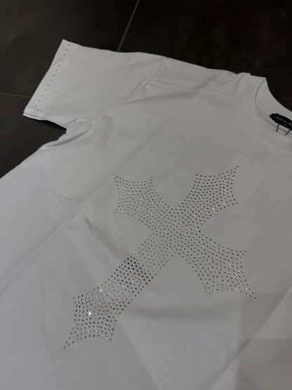 T-Shirt Uomo Cotone Rj Paris Diamond Cross