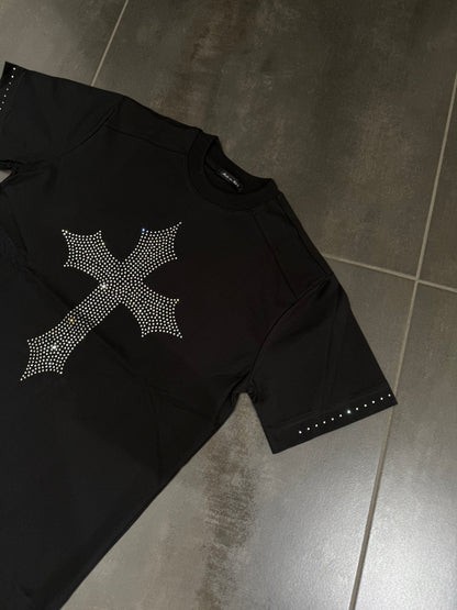 T-Shirt Uomo Cotone Rj Paris Diamond Cross