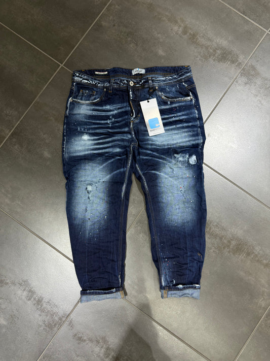 Jeans Uomo Taglie Forti Cnt Omar Blue