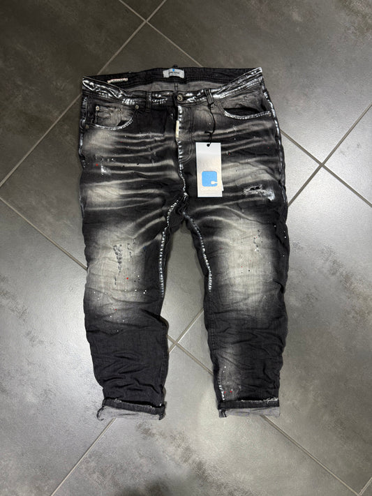 Jeans Uomo Taglie Forti Cnt Omar Black