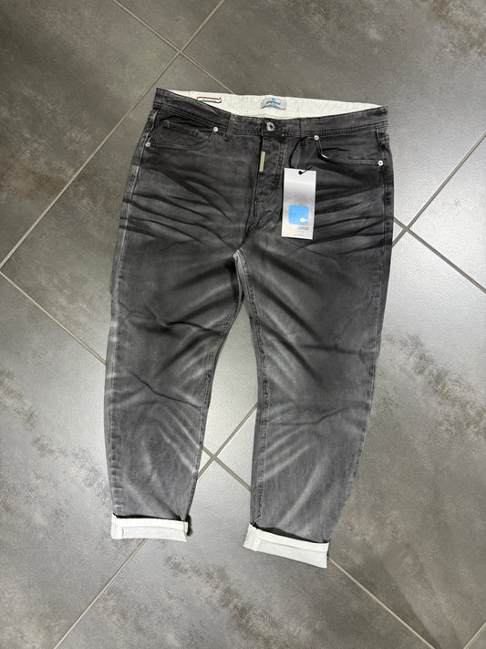 Jeans Uomo Taglie Forti Cnt TPL Off Bianco