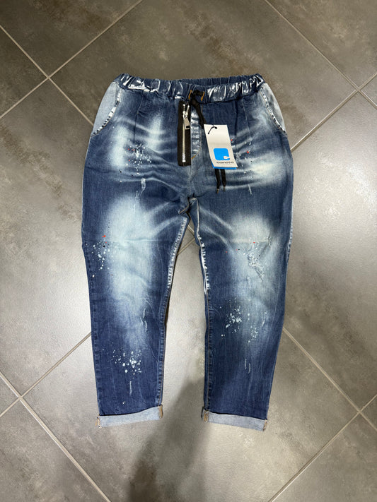 Jeans Uomo Taglie Forti Cnt Luis Navona Max Zip